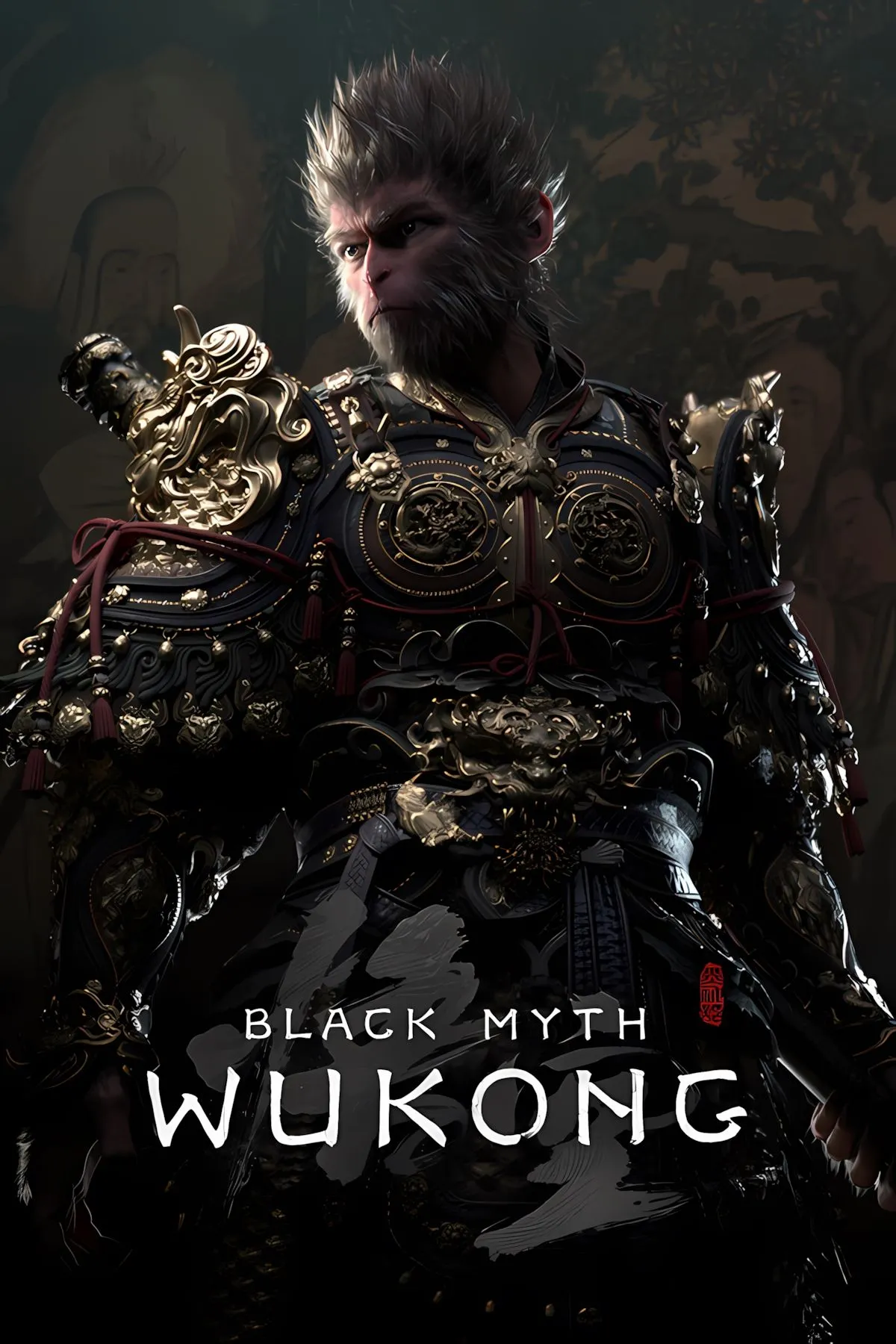 Cảnh chiến đấu hoành tráng trong game Black Myth Wukong với đồ họa Ray Tracing