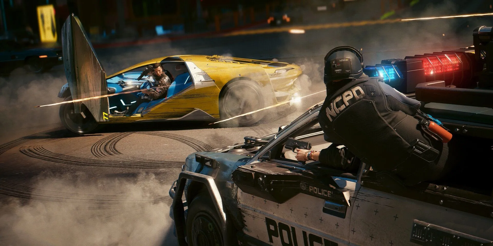 Cảnh chiến đấu trong Cyberpunk 2077, một trong những game đồ họa nặng có thể chạy trên Steam Deck