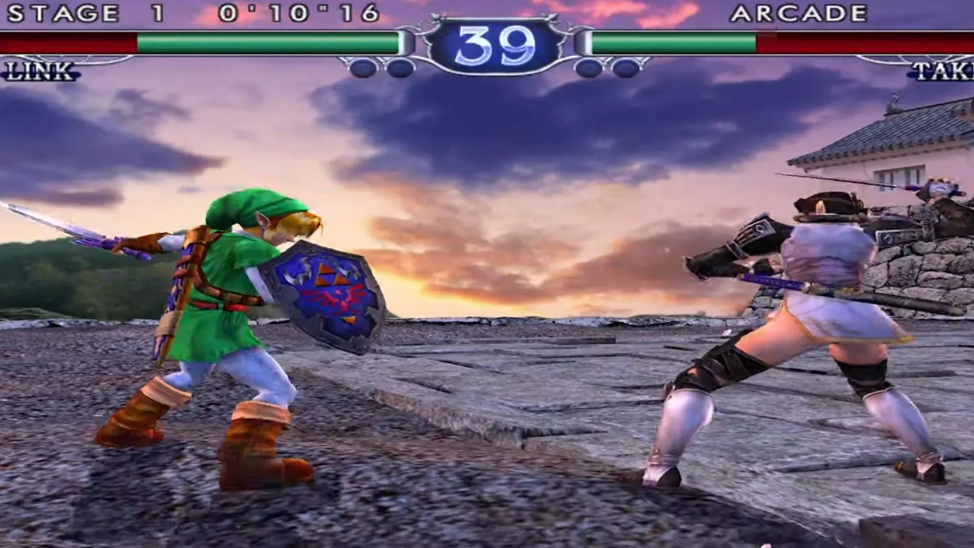 Cảnh chơi game Soulcalibur 2, một tựa game đối kháng kinh điển cần cải thiện trải nghiệm online trên Nintendo Switch 2