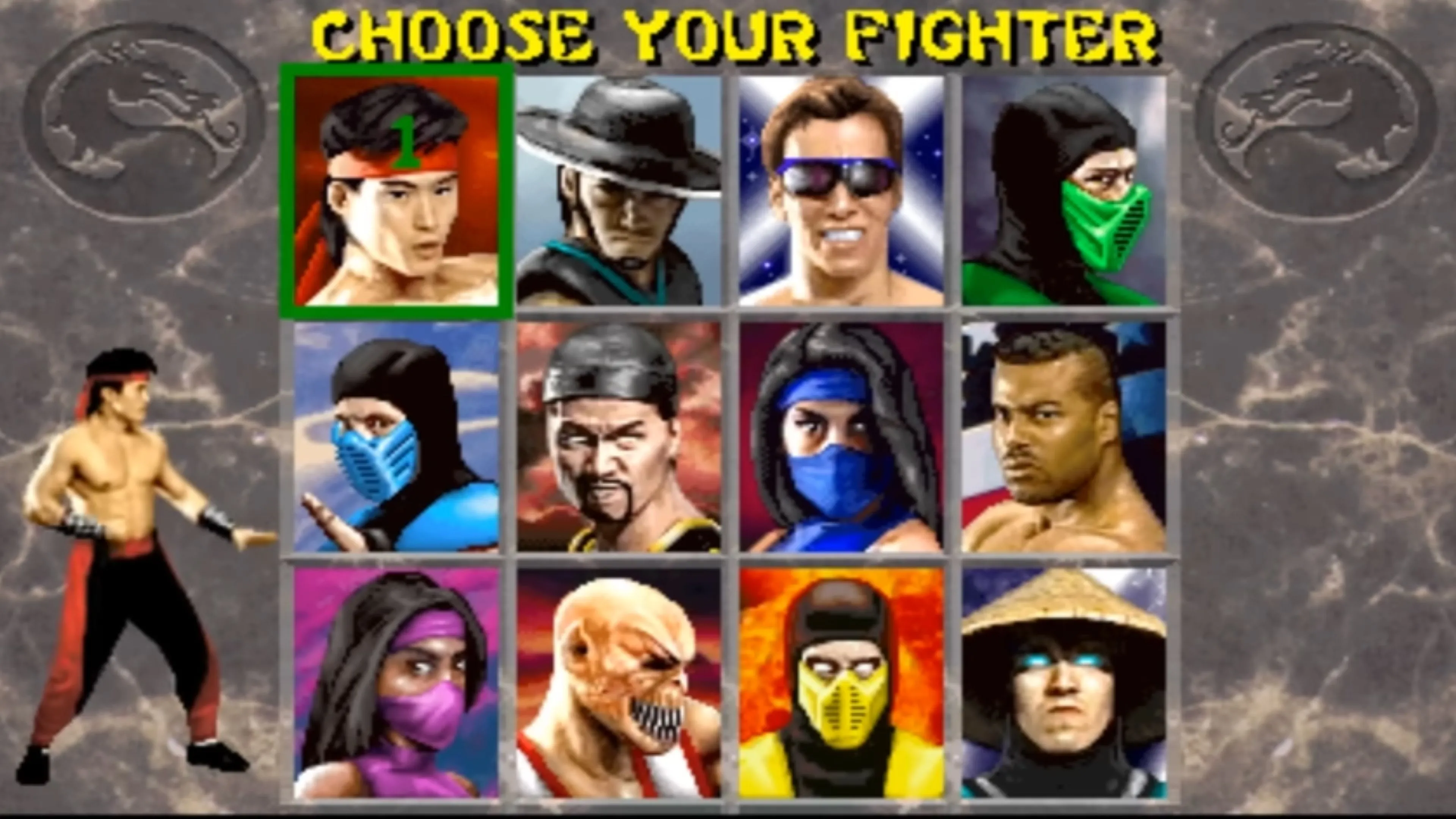 Cảnh đối kháng trong game Mortal Kombat II