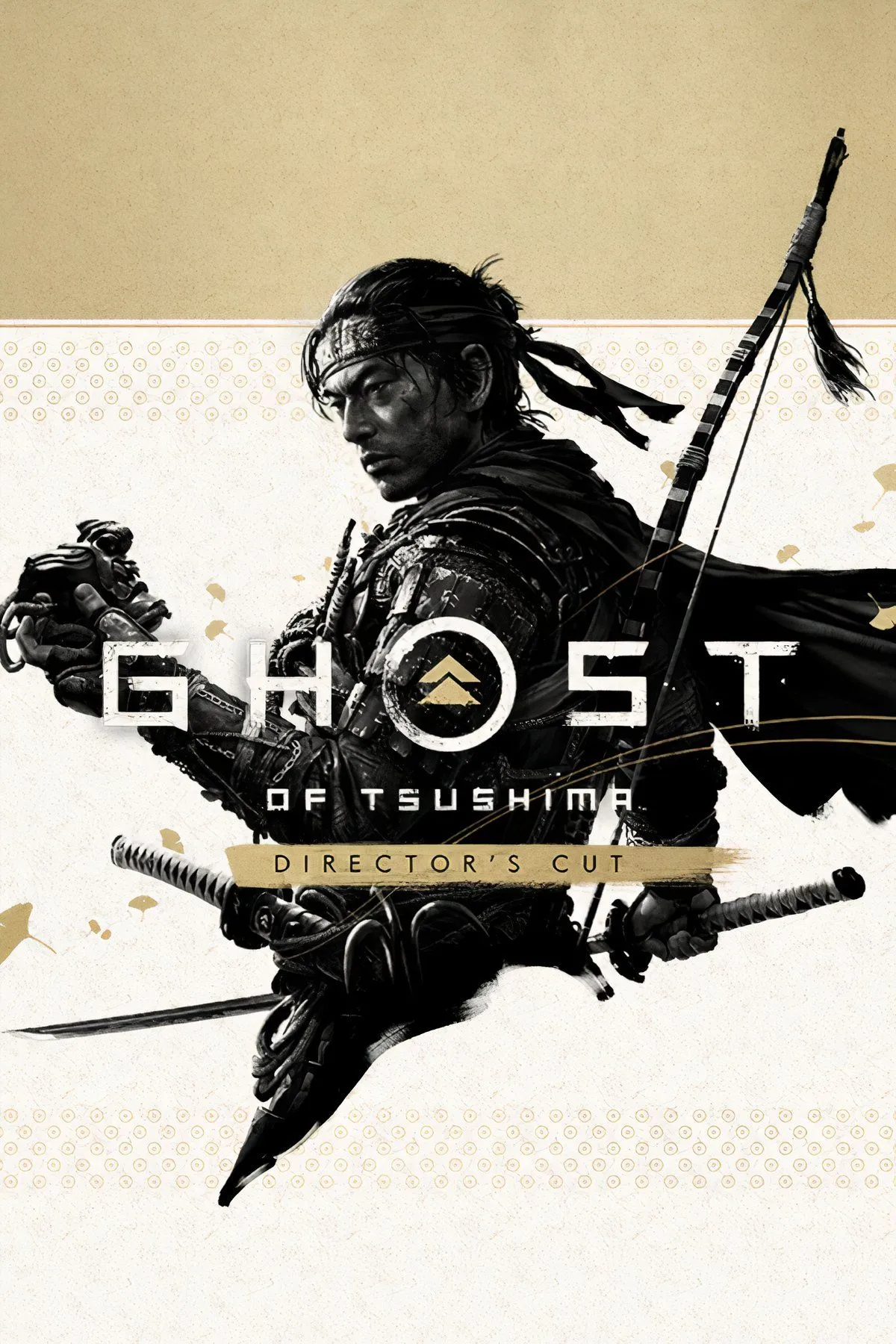 Cảnh Jin Sakai, Ghost of Tsushima, cưỡi ngựa băng qua cánh đồng hoa đẹp mắt, tượng trưng cho vẻ đẹp của hòn đảo Tsushima.