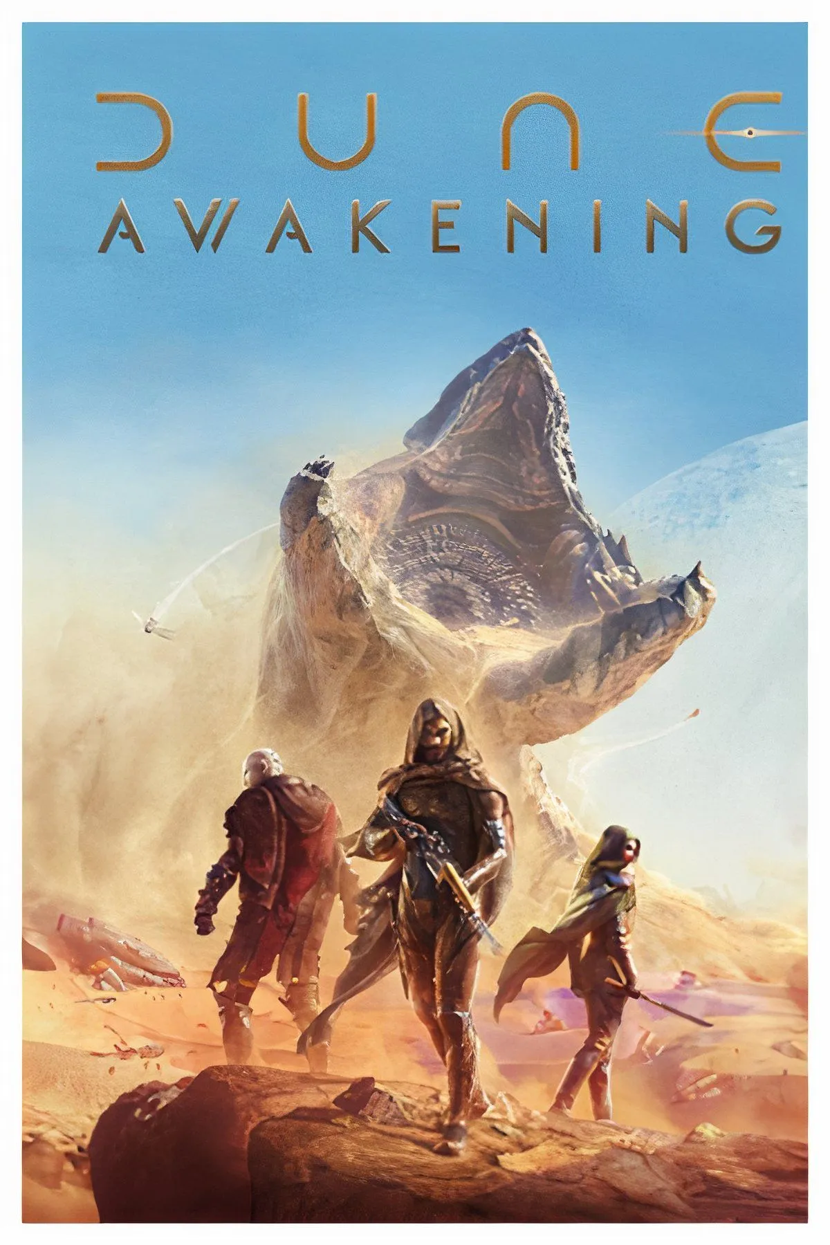 Cảnh quan sa mạc rộng lớn của Arrakis trong game Dune Awakening