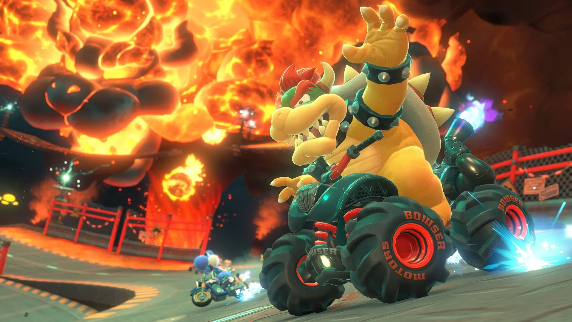 Cảnh quay gameplay sôi động nhưng quen thuộc của Mario Kart World