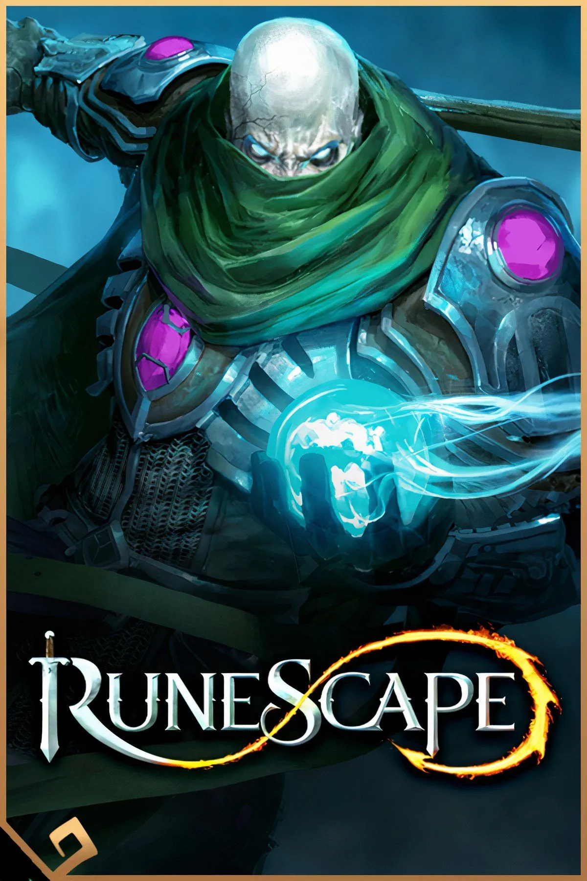 Cảnh trong game RuneScape với nhân vật đang chiến đấu trong thế giới MMORPG giả tưởng
