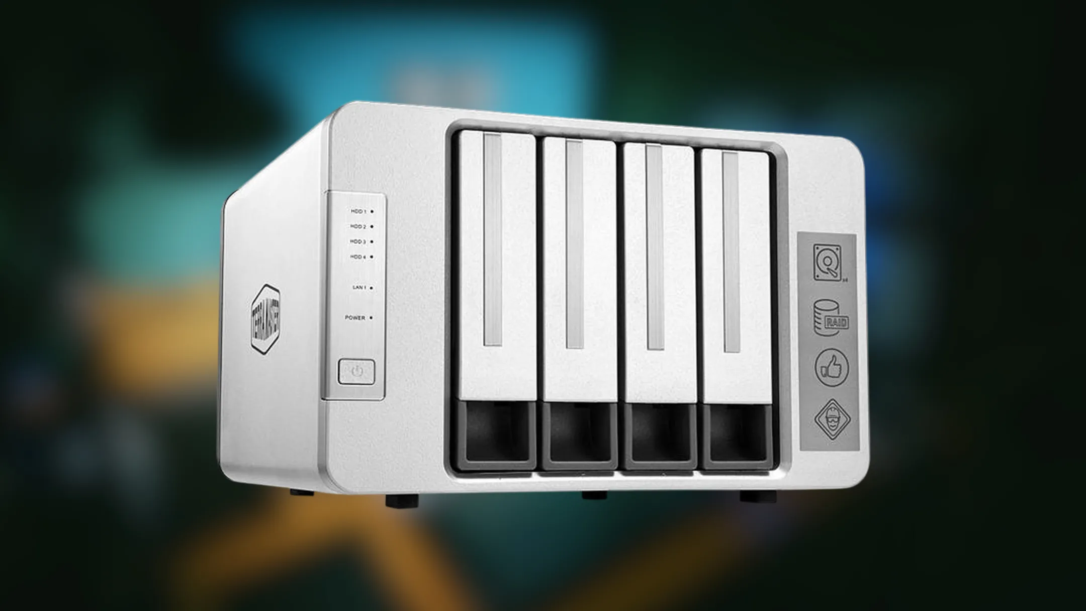 Cấu hình mạnh mẽ và cổng kết nối của thiết bị NAS TerraMaster F4-210