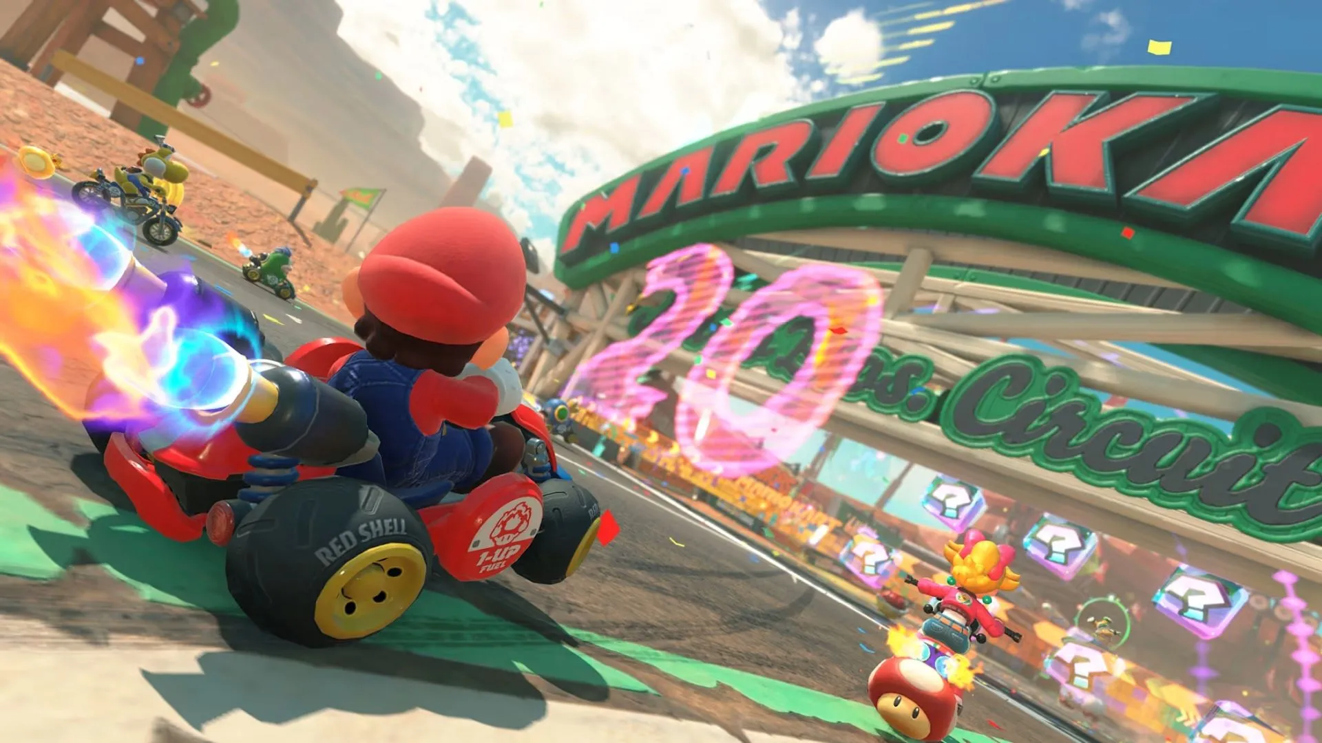Cơ chế Rail Grinding mới trong Mario Kart World giúp tạo chiều sâu kỹ thuật khi đua xe
