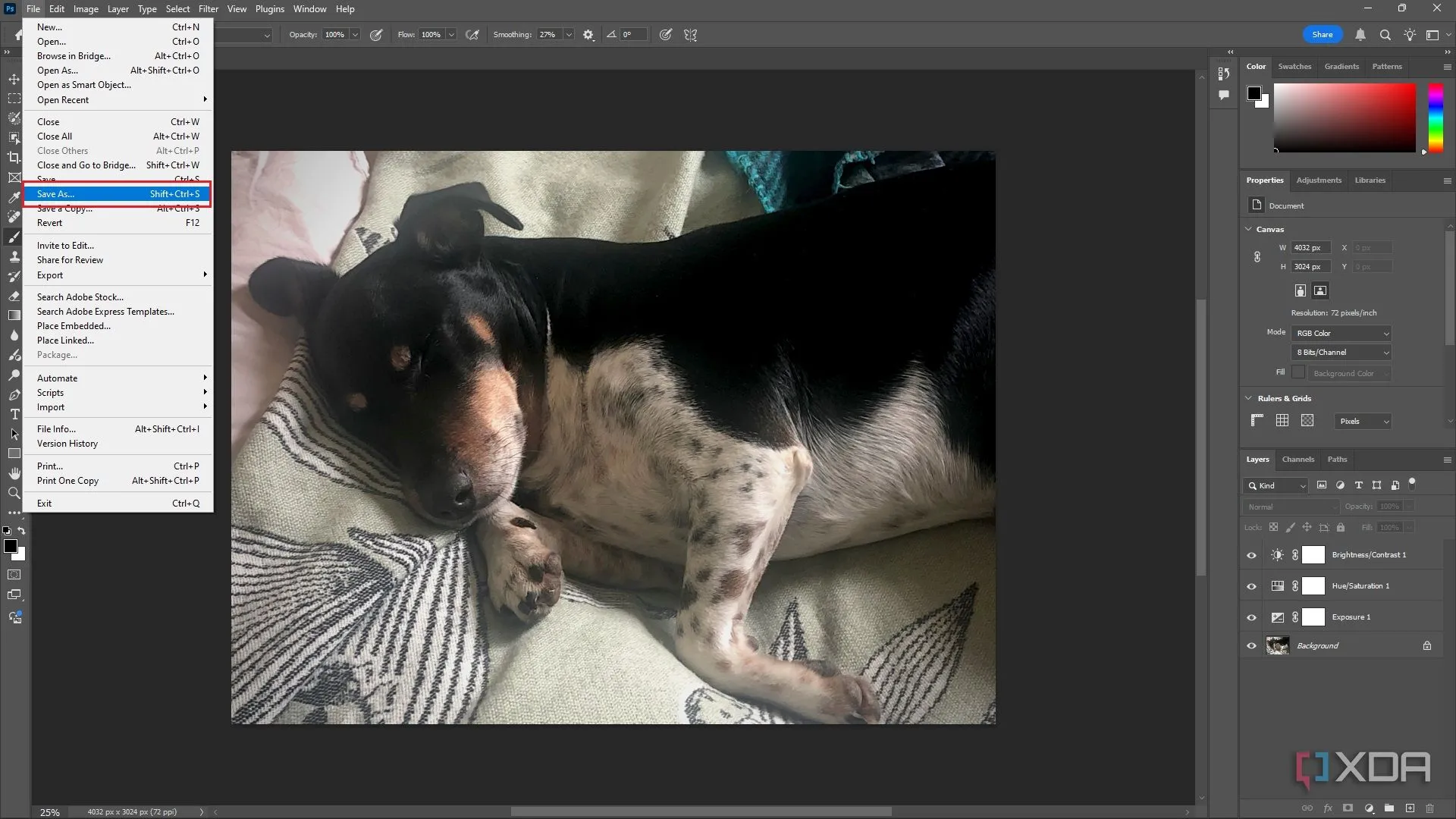 Cửa sổ Save As để chọn vị trí lưu tệp Photoshop, giúp cải thiện hiệu suất