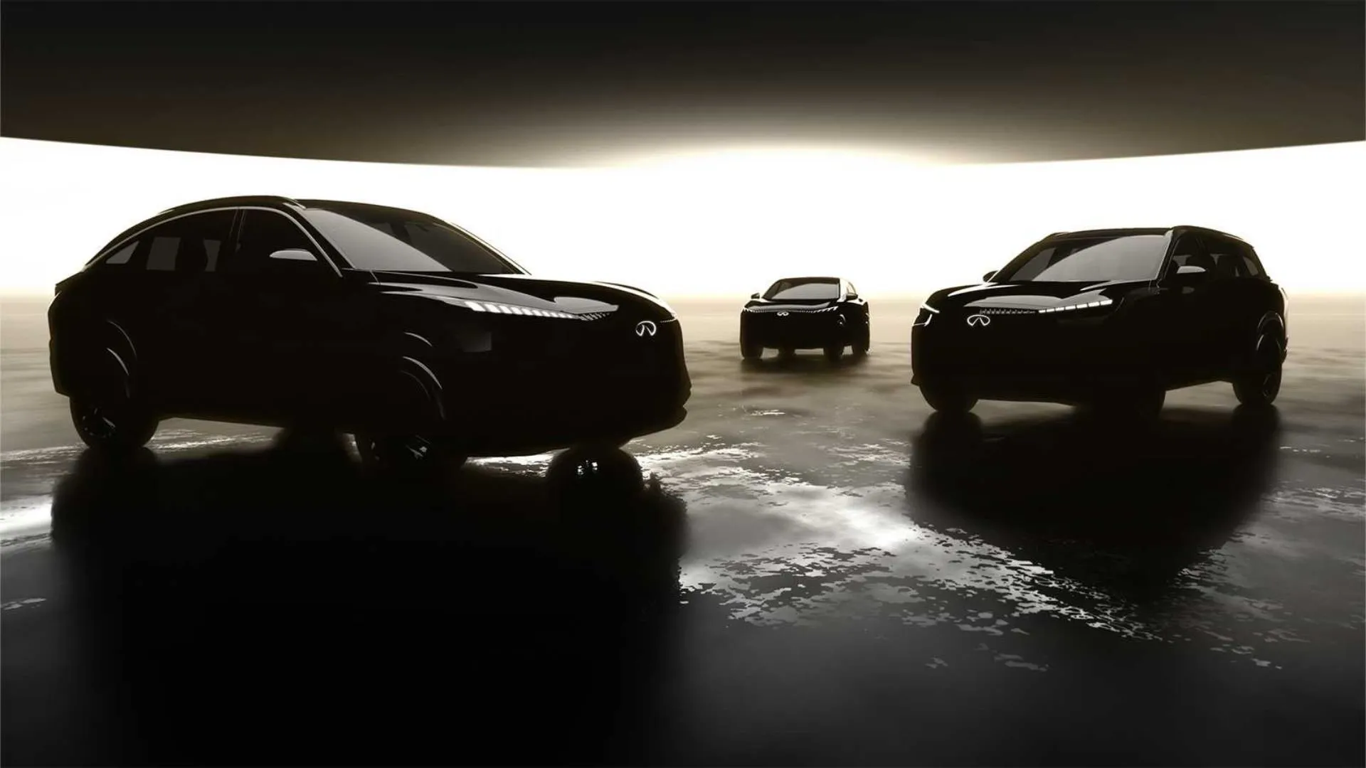 Dòng sản phẩm Infiniti 2026 với các mẫu xe sang trọng mới, bao gồm SUV điện, minh chứng cho kế hoạch phát triển của Nissan.