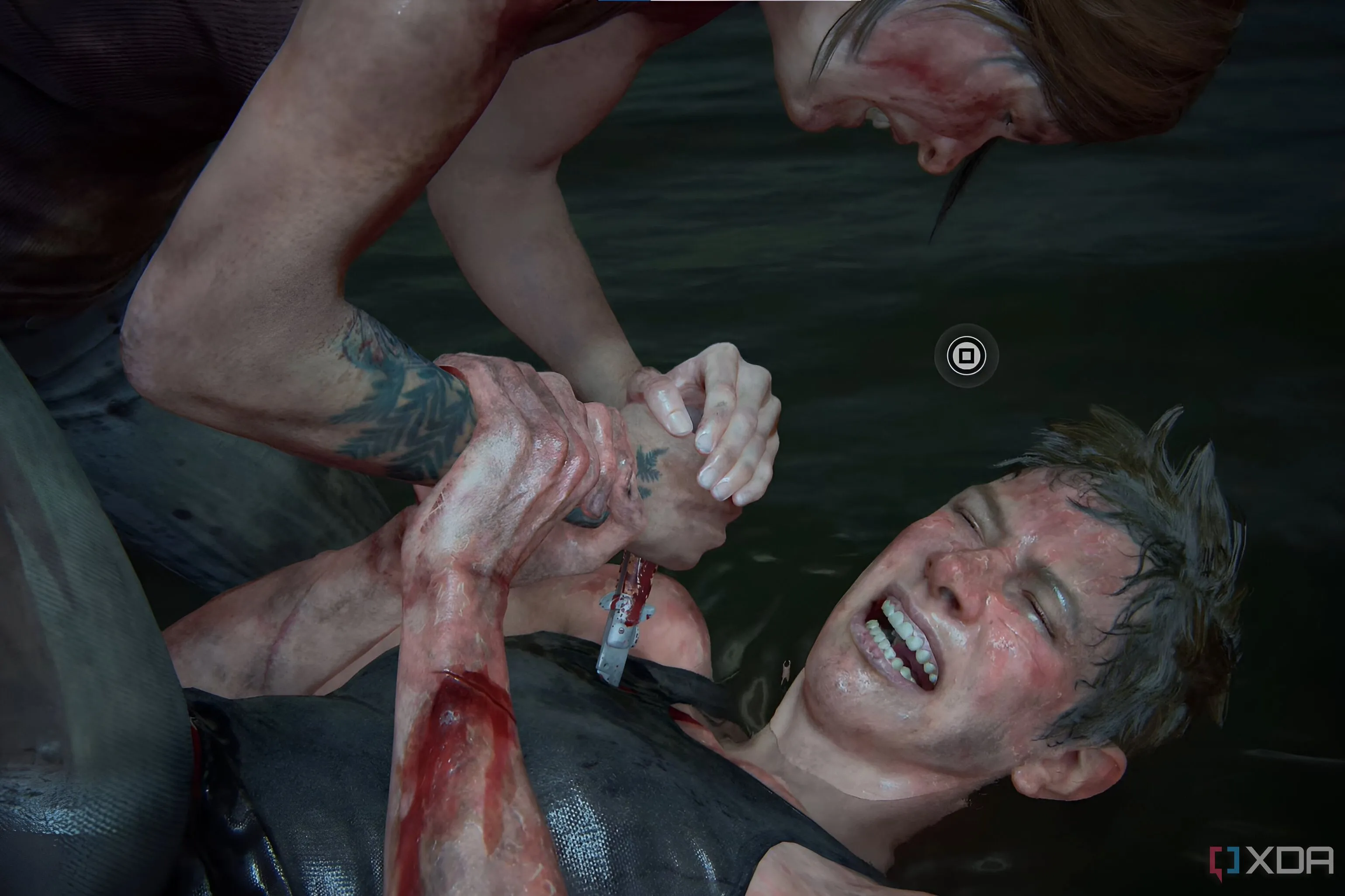 Ellie và Abby đối đầu trong trận chiến dao đầy cảm xúc của The Last of Us Part II.