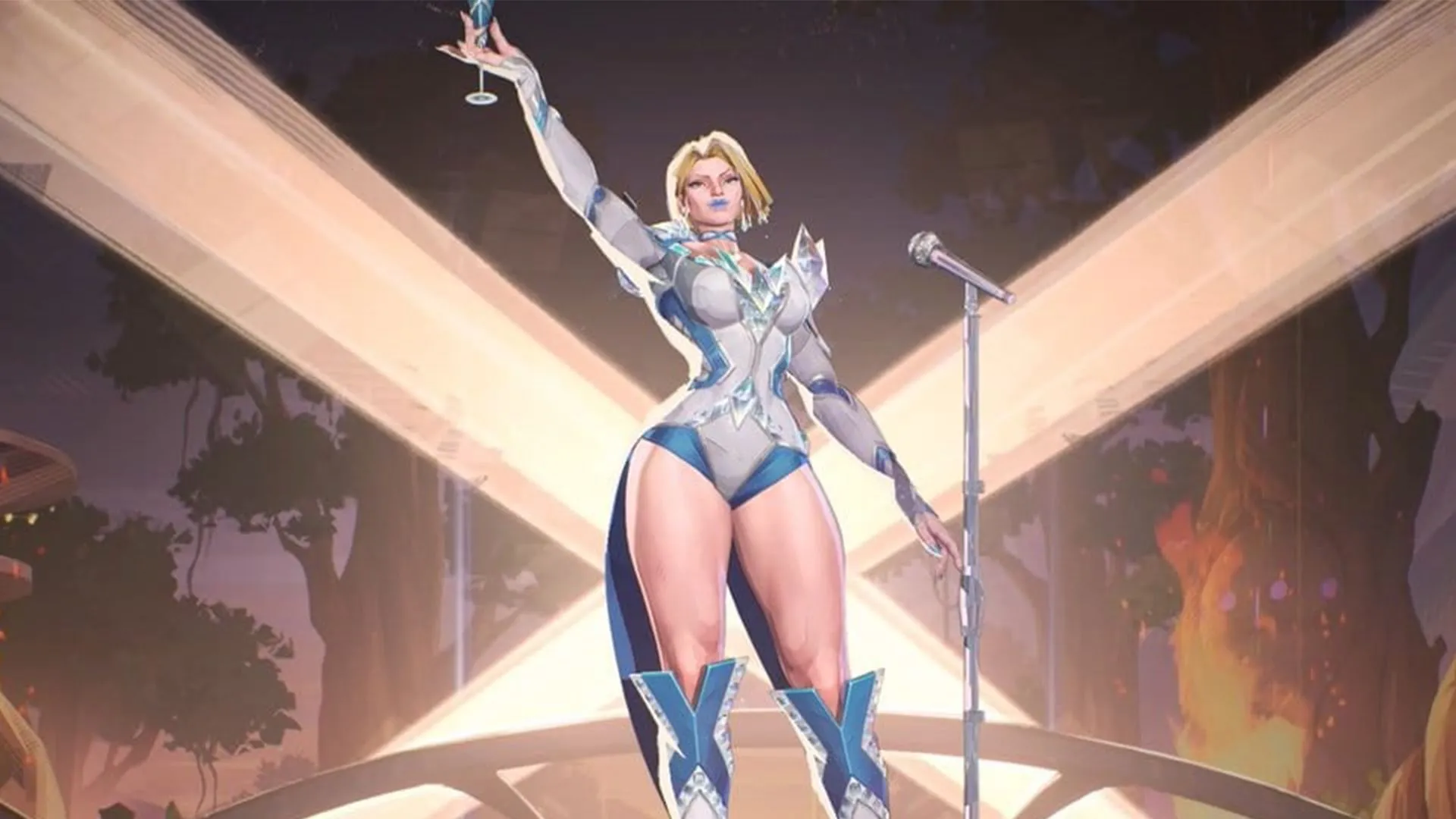 Emma Frost, một trong các nhân vật có sẵn trong game Marvel Rivals
