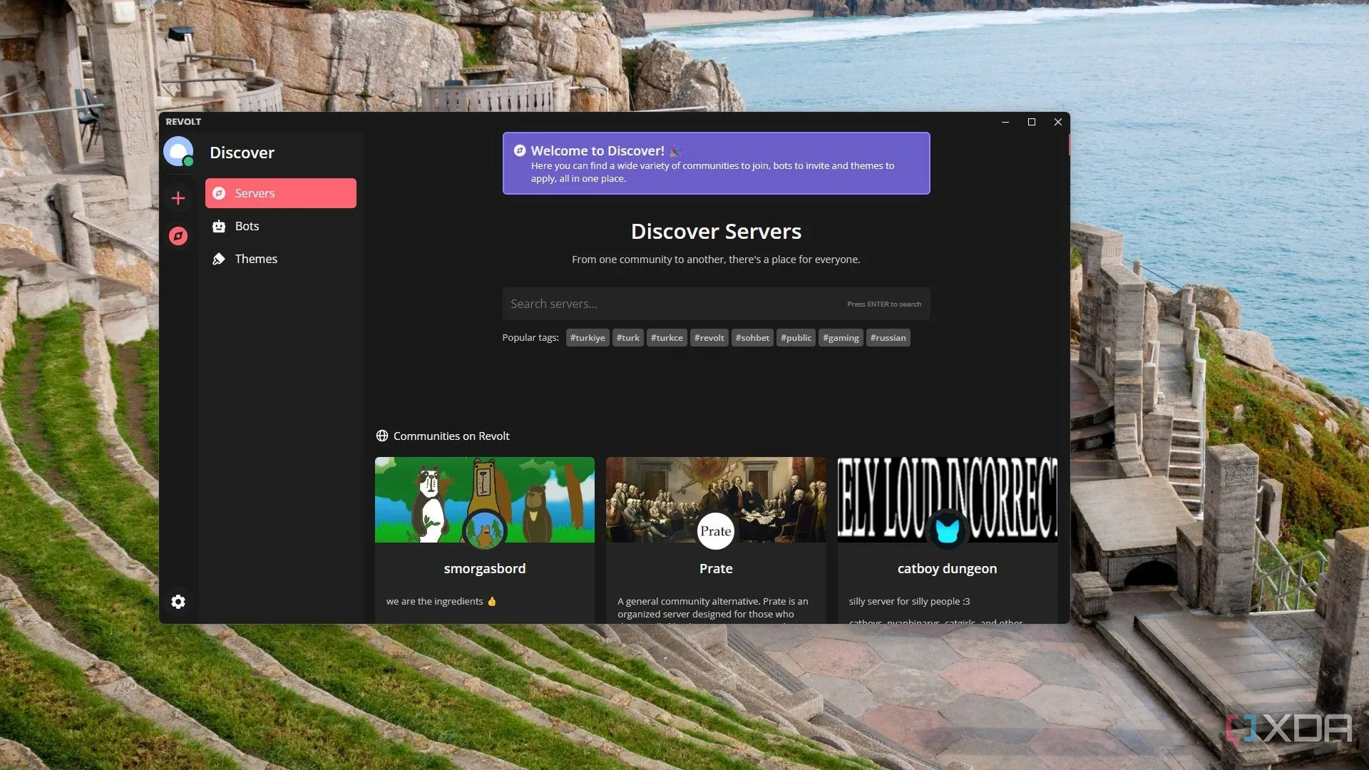 Giao diện chọn máy chủ trong game hoặc ứng dụng gọi video, minh họa cách người dùng có thể đổi server để cải thiện ping