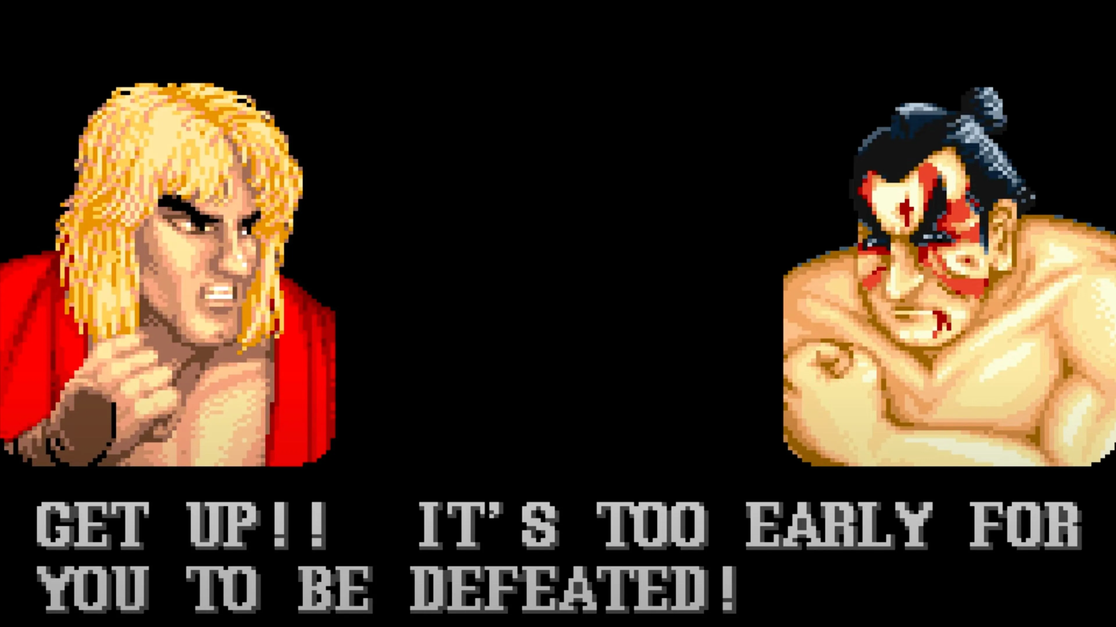 Giao diện chọn nhân vật trong tựa game Street Fighter II