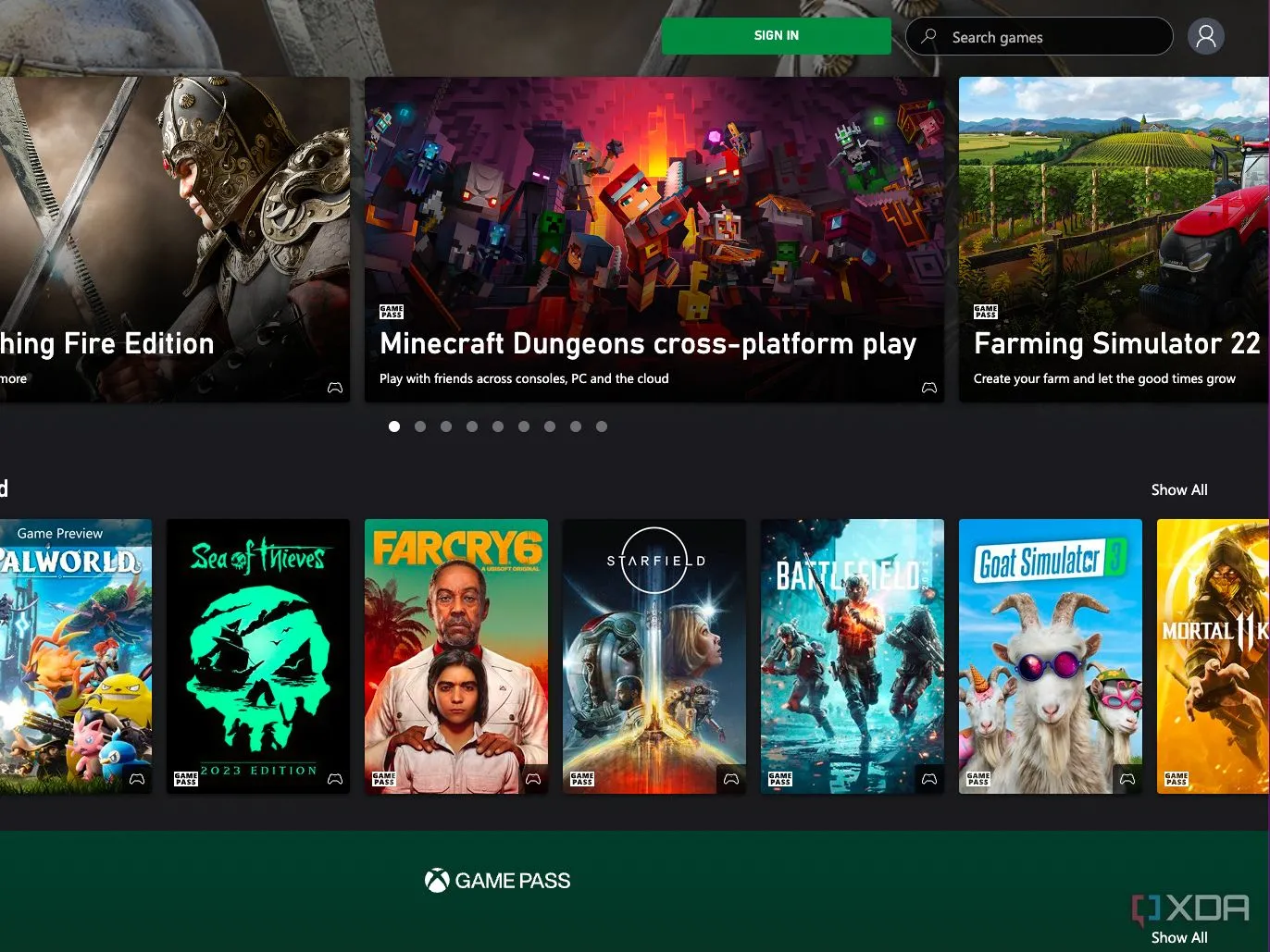 Giao diện đăng nhập dịch vụ Xbox Game Pass Ultimate trên trình duyệt, minh họa mô hình đăng ký game đang phổ biến trong ngành công nghiệp.