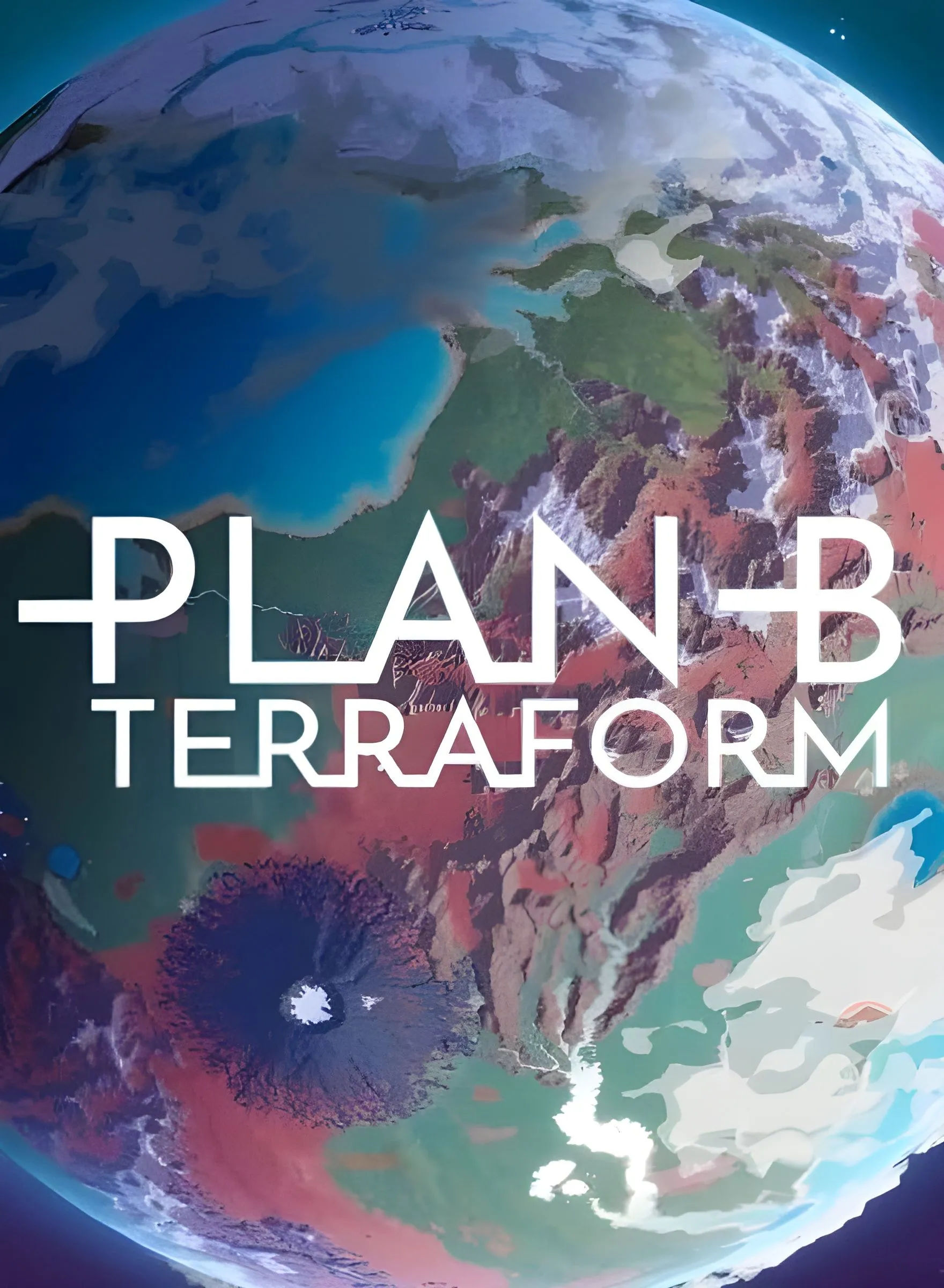 Giao diện game Plan B Terraform với các khu vực khai thác và vận chuyển tài nguyên