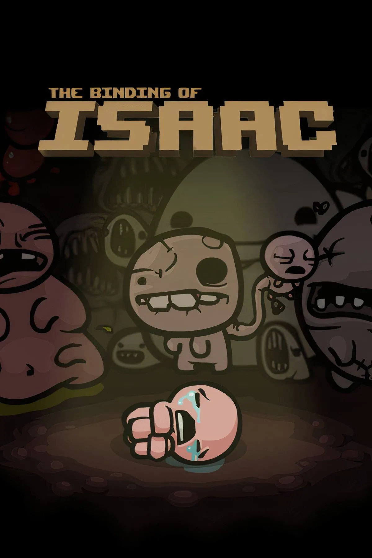 Giao diện gameplay của The Binding of Isaac, nổi bật với đồ họa độc đáo và các yếu tố roguelike đầy thử thách trong ngục tối.