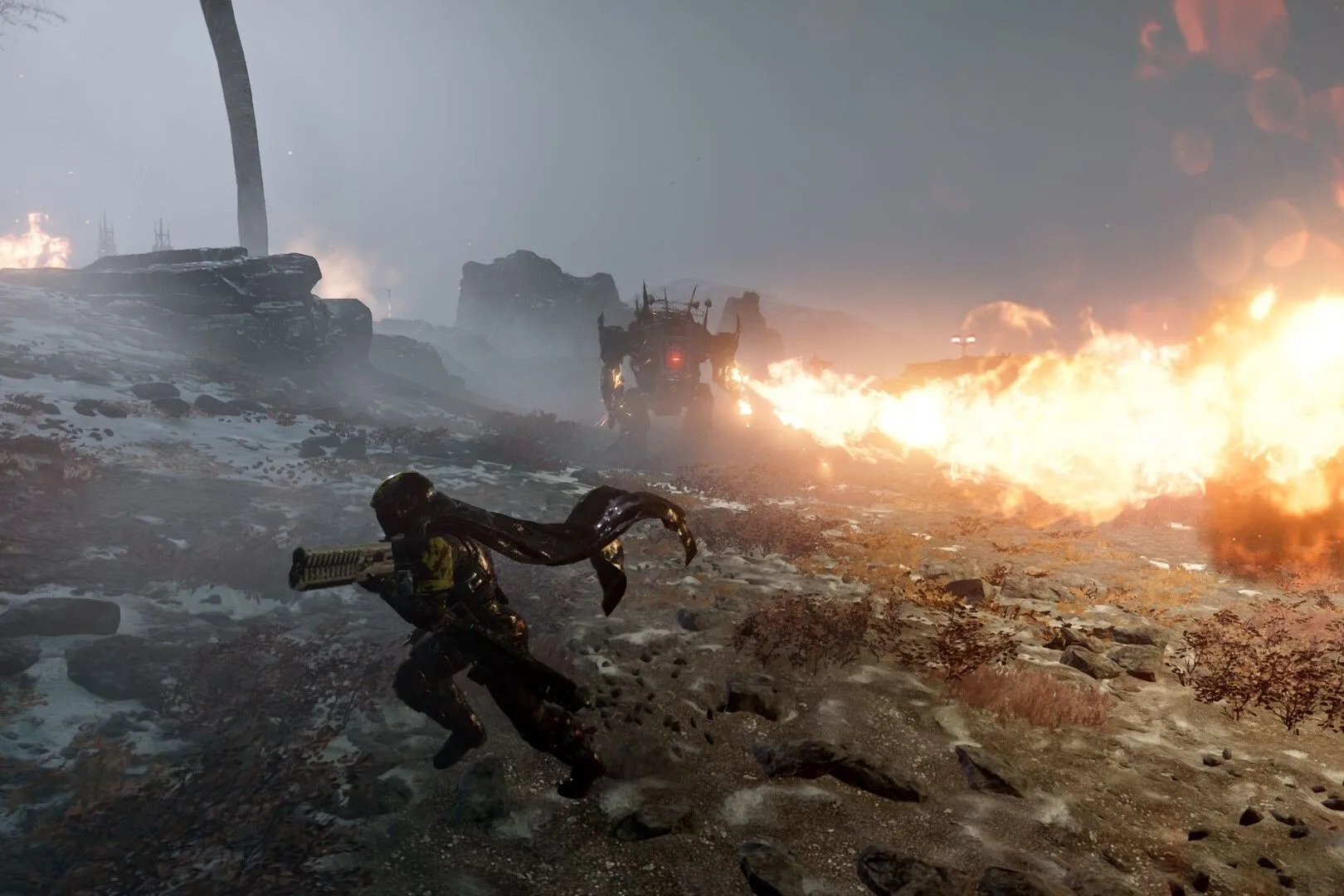 Giao diện Helldivers 2 trên Steam, thể hiện đồ họa và không khí game