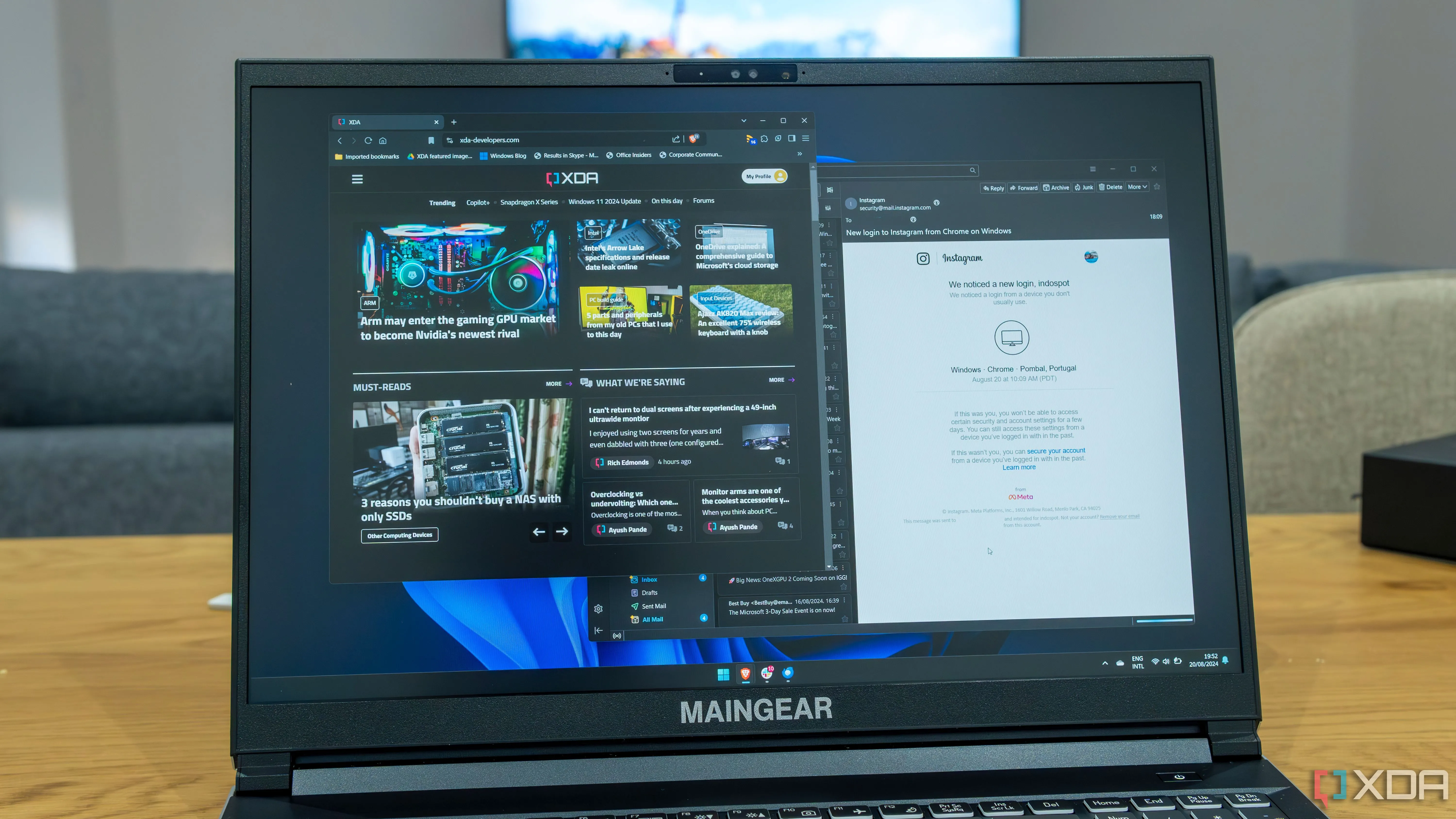 Giao diện một trình duyệt web không dùng nhân Chromium, nhấn mạnh tính độc lập về công nghệ.