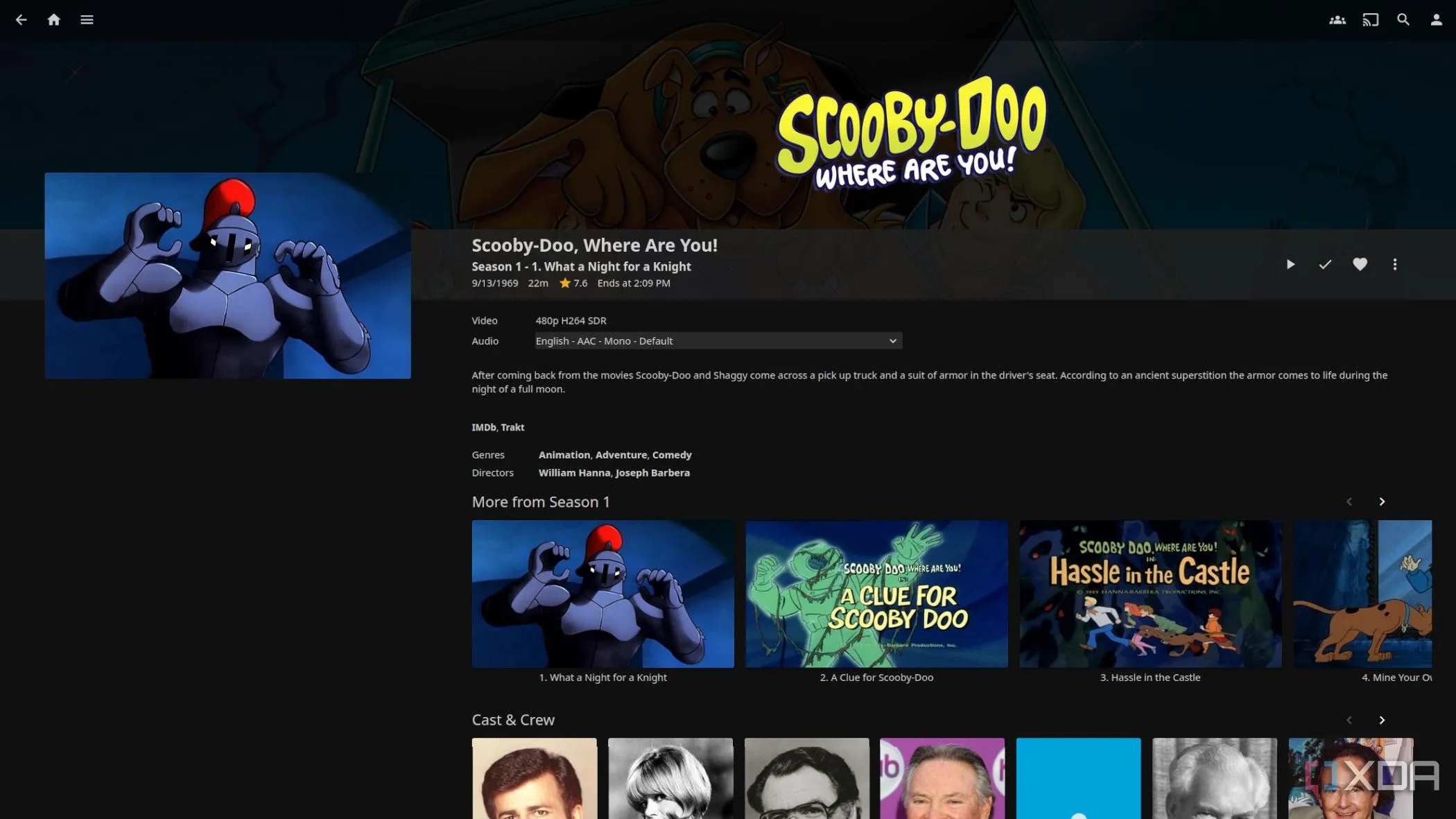 Giao diện người dùng của Jellyfin, minh họa khả năng tùy biến và quản lý thư viện đa phương tiện trên home server