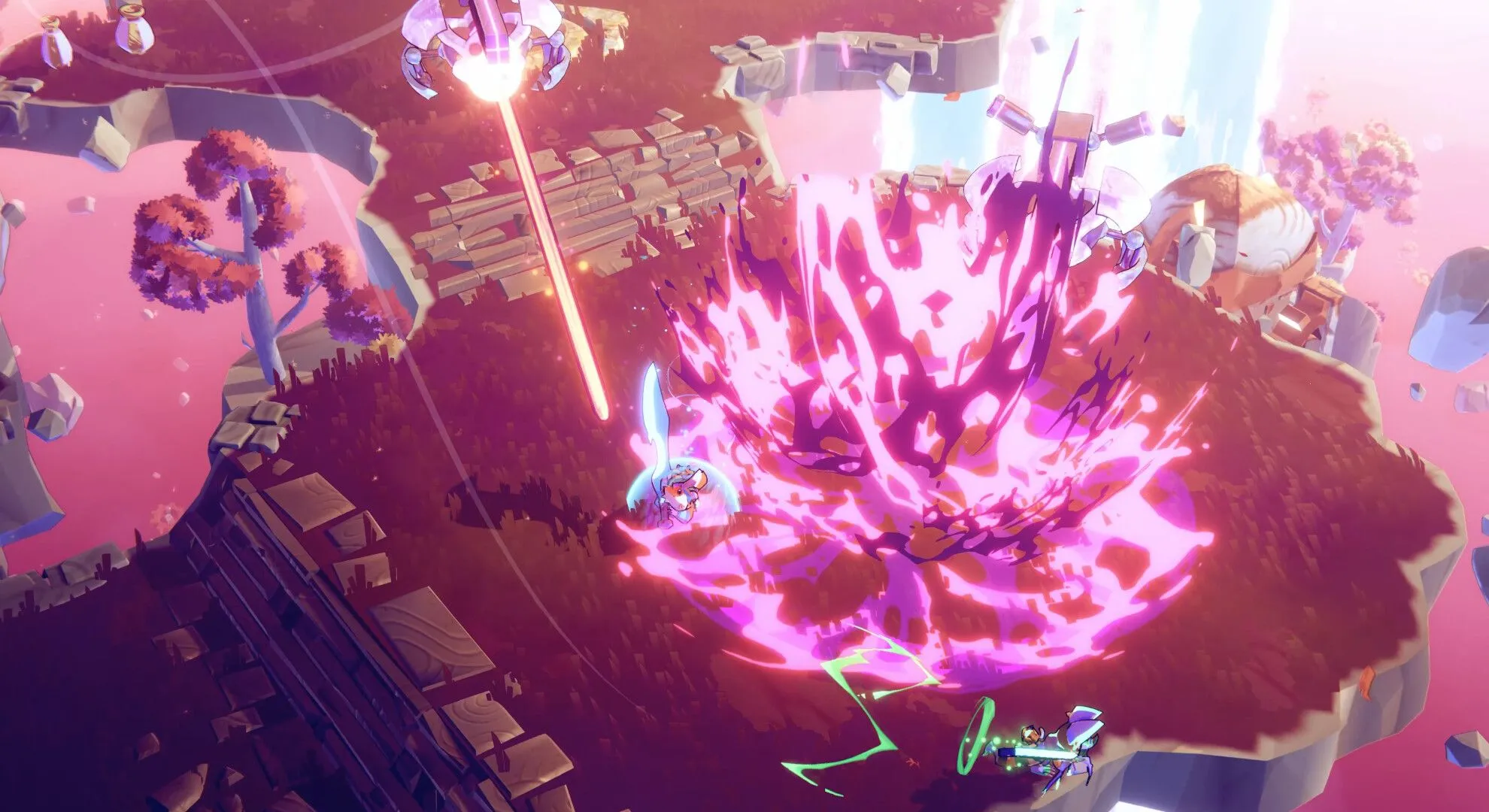Giao diện nhân vật và kỹ năng trong game Windblown với đồ họa fantasy