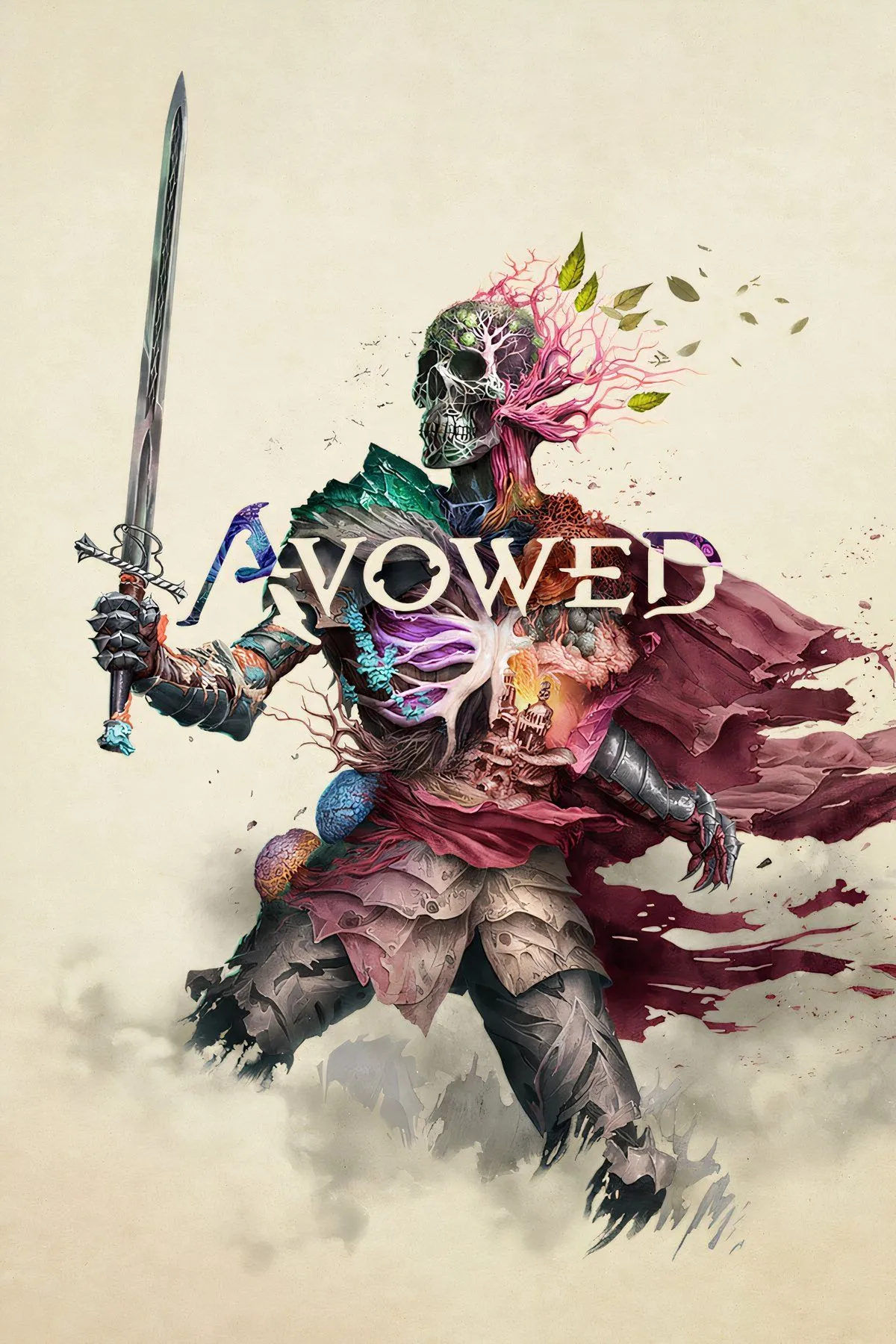 Hình ảnh bìa của game Avowed, tựa game nhập vai giả tưởng từ Obsidian Entertainment