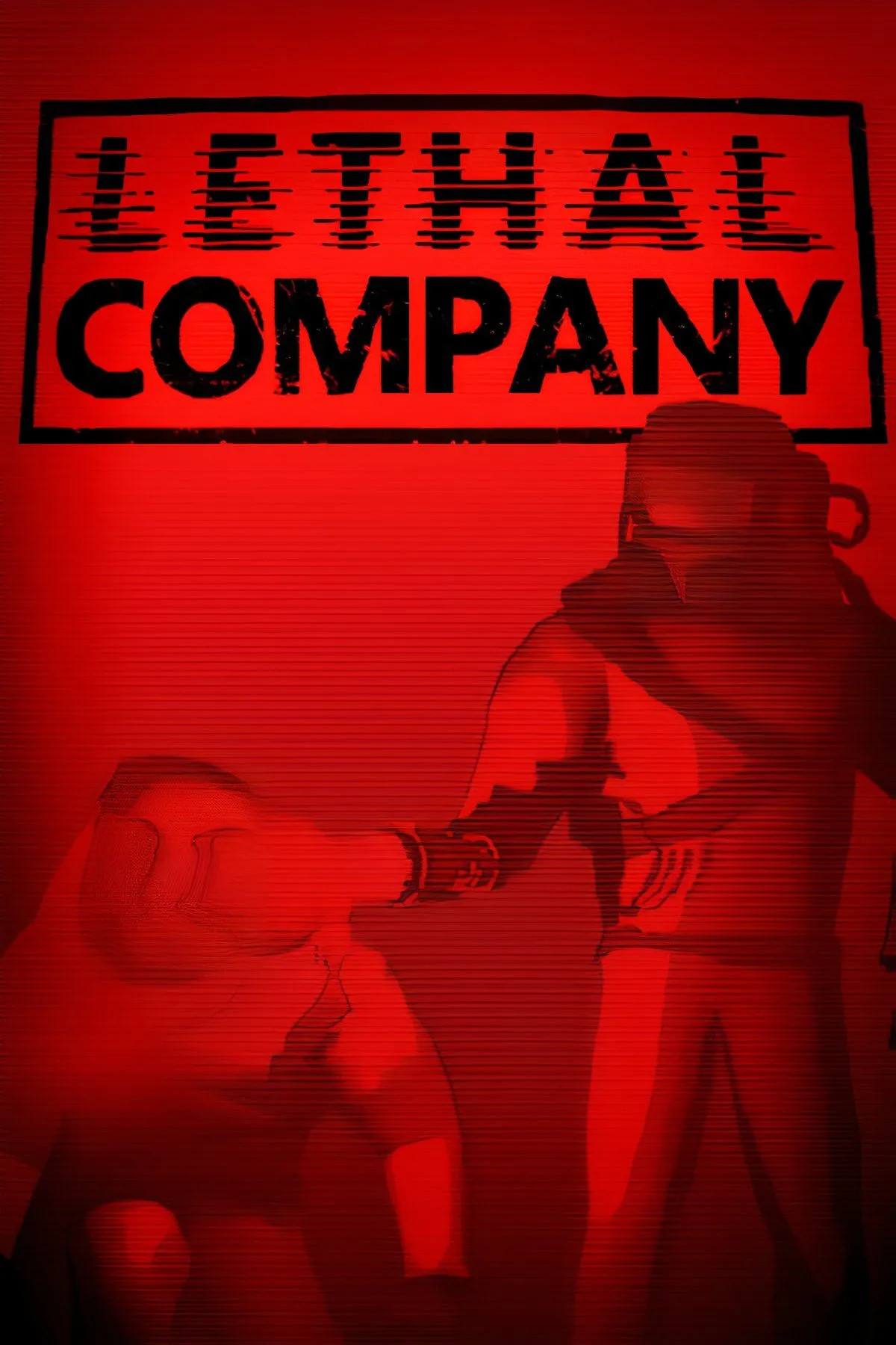 Hình ảnh cắt ghép từ game Lethal Company, hiển thị các nhân vật đang khám phá một môi trường tối tăm, đáng sợ với ánh đèn pin.