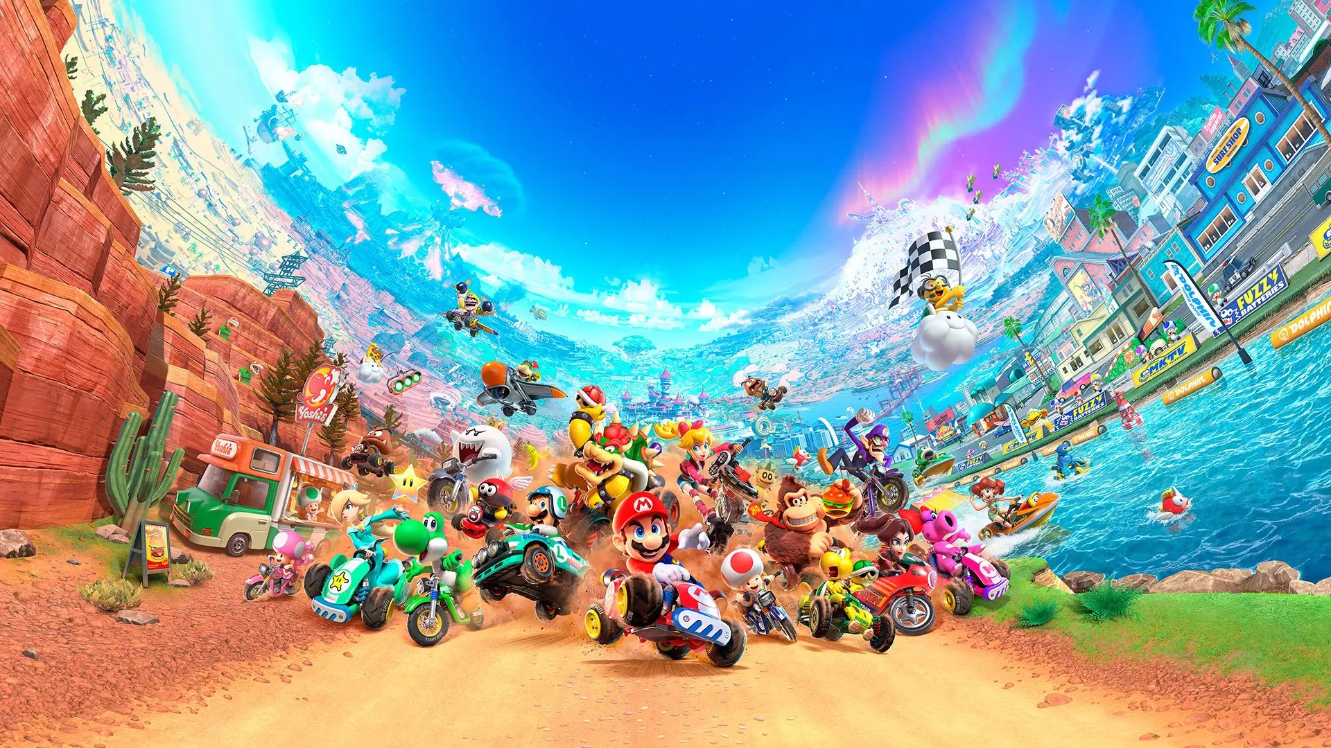 Hình ảnh chính của Mario Kart World cho Nintendo Switch 2