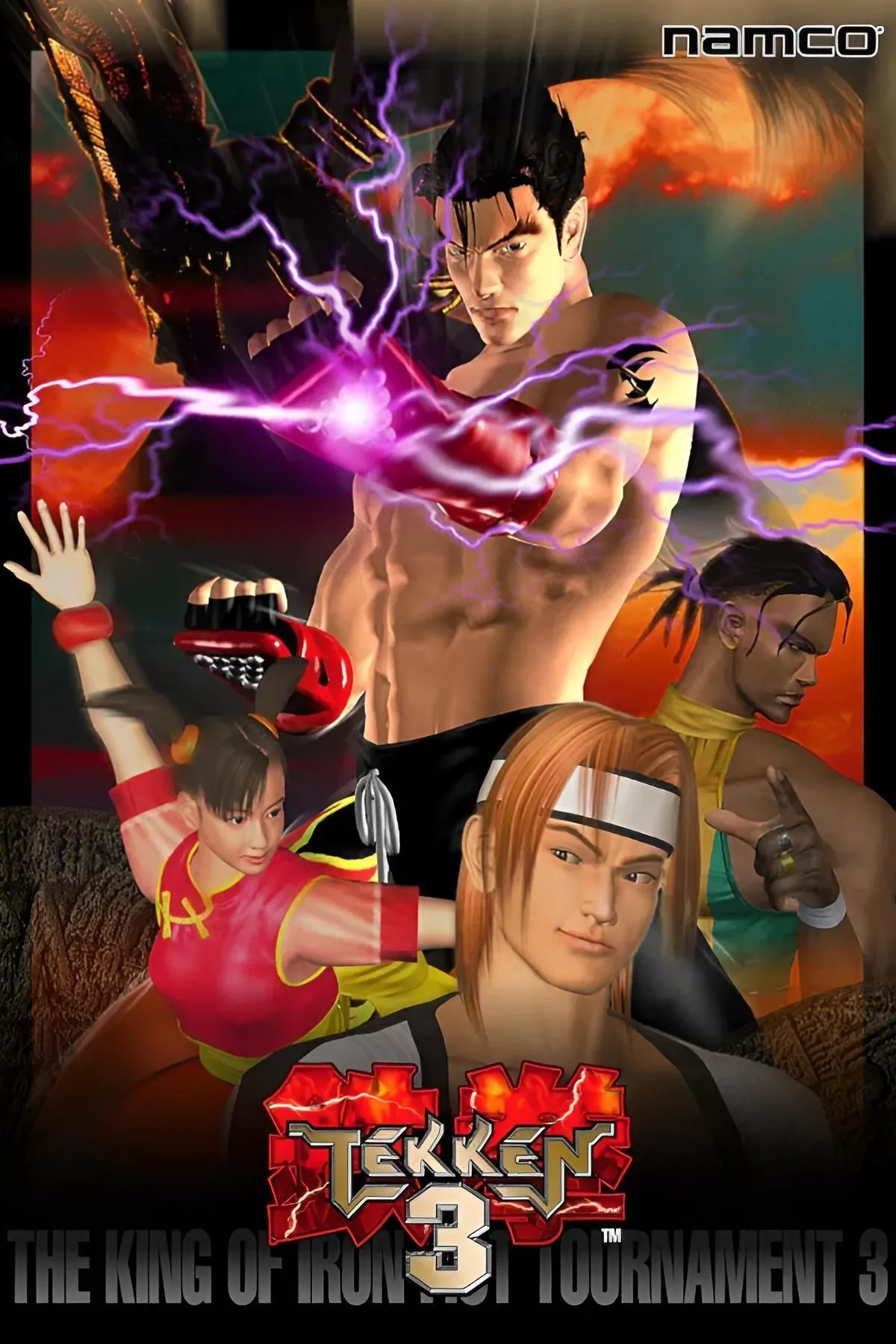 Hình ảnh game Tekken 3, một tựa game đối kháng huyền thoại trên PlayStation
