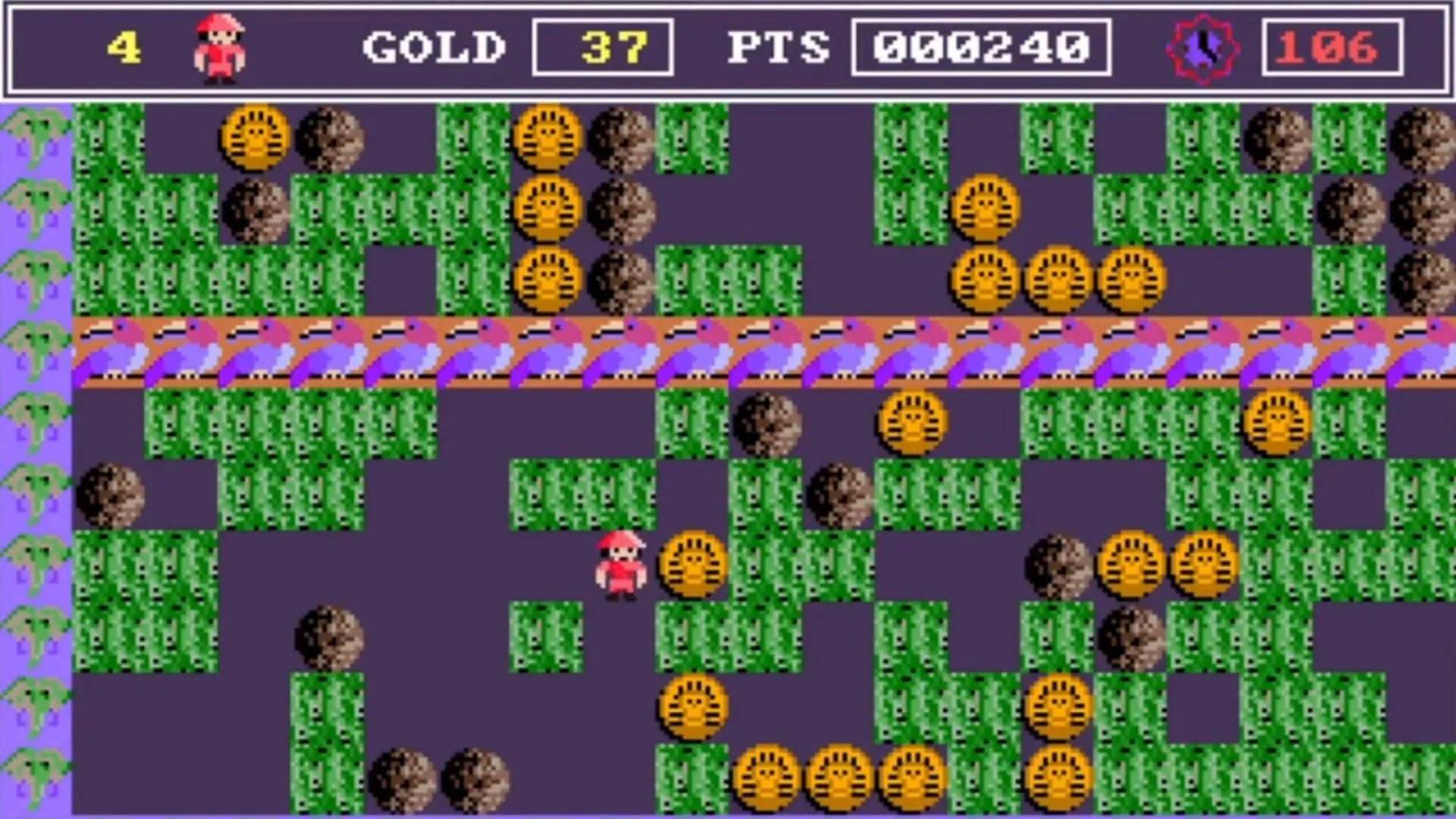 Hình ảnh màn chơi đầu tiên của tựa game arcade kinh điển Rockford trên PC