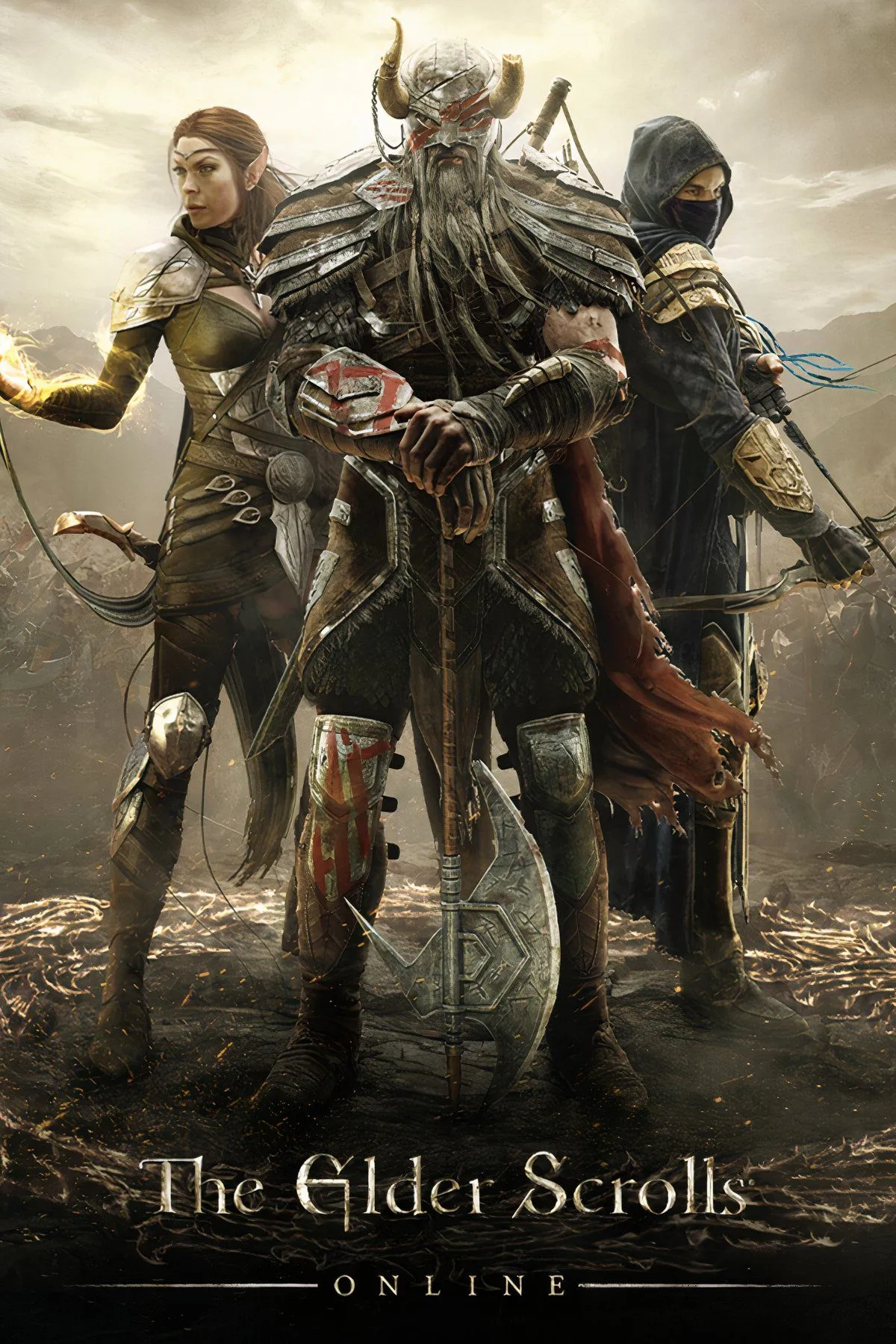 Hình ảnh một trận chiến hoành tráng trong tựa game MMORPG The Elder Scrolls Online