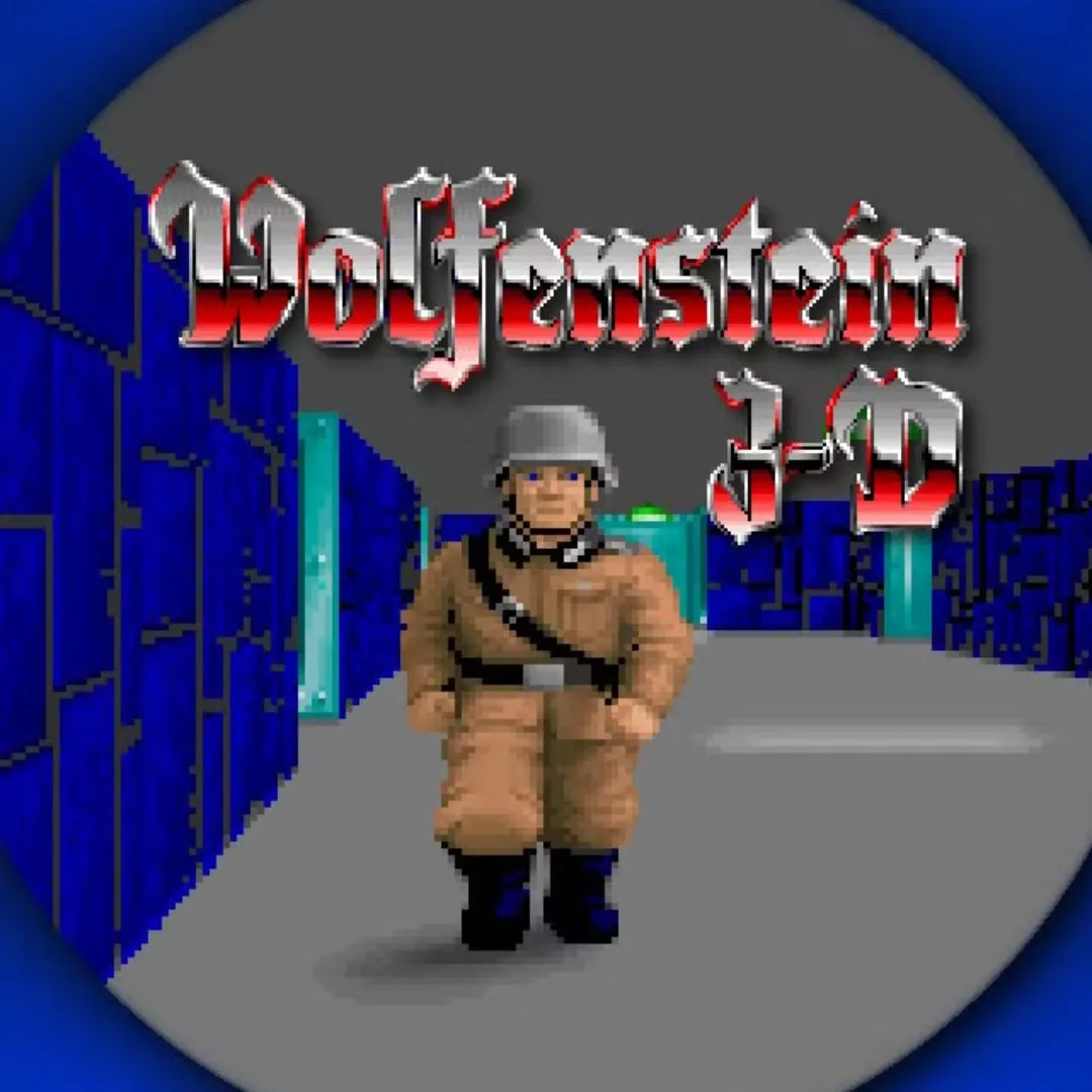 Hình ảnh sản phẩm của game Wolfenstein 3D, một biểu tượng của thể loại FPS