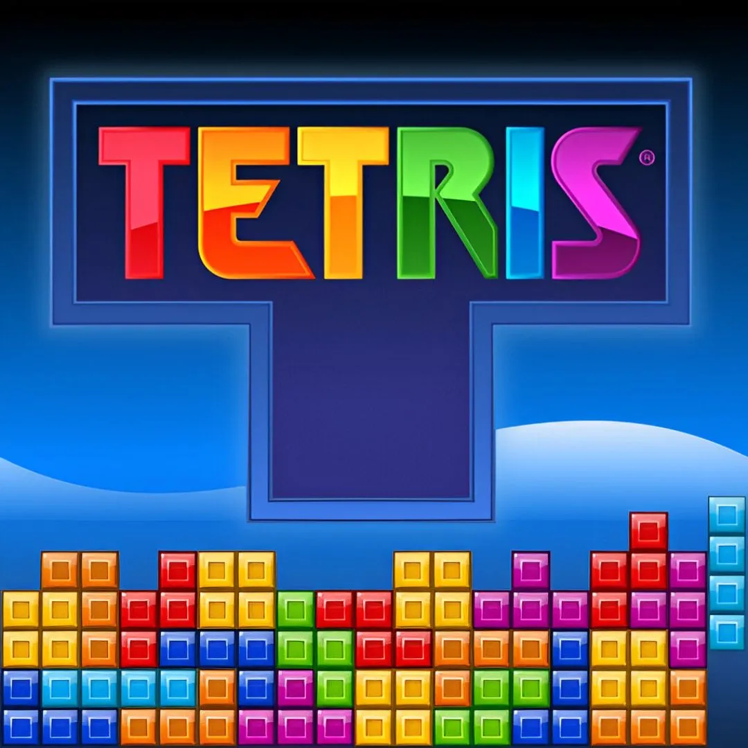 Hình ảnh sản phẩm của trò chơi Tetris cổ điển.