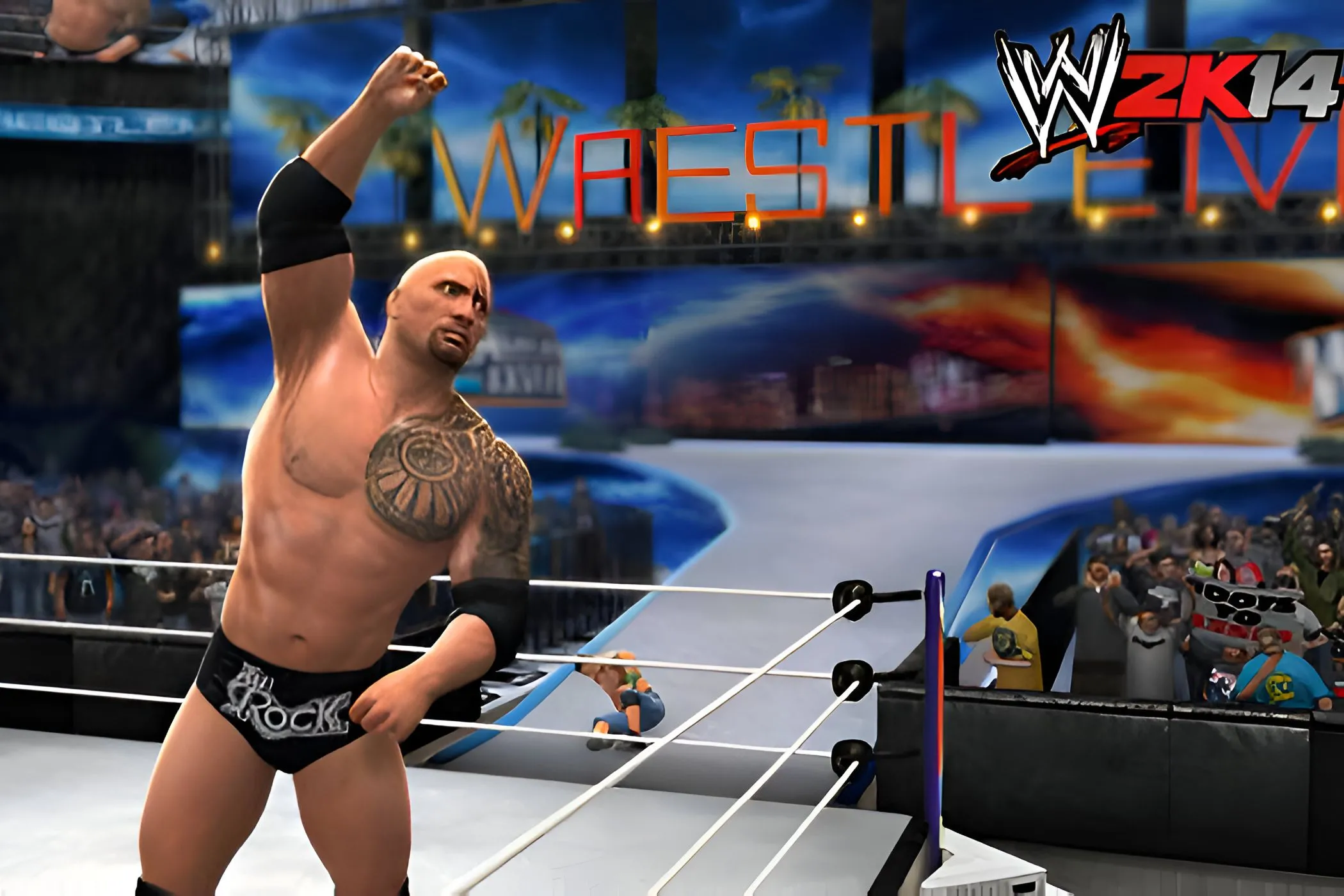 Hình ảnh The Rock trong WWE 2K14