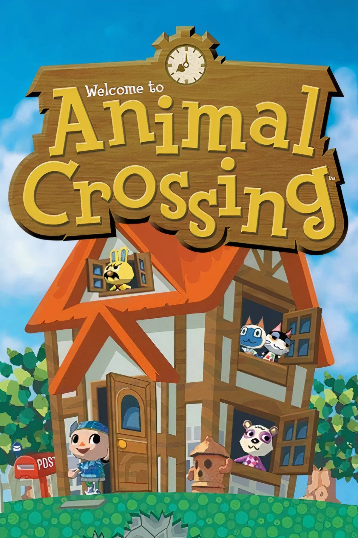 Hình ảnh tổng hợp các hoạt động thư giãn trong game Animal Crossing trên GameCube