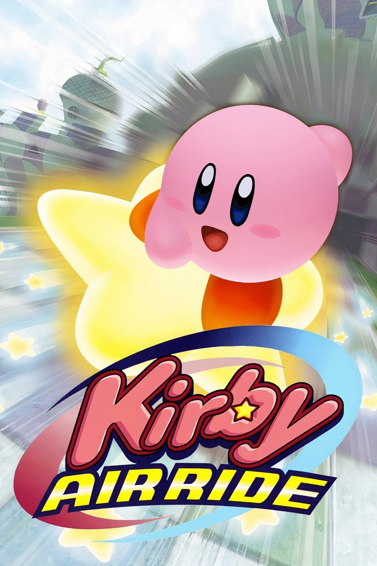Hình ảnh tổng hợp các nhân vật và đường đua trong Kirby Air Ride