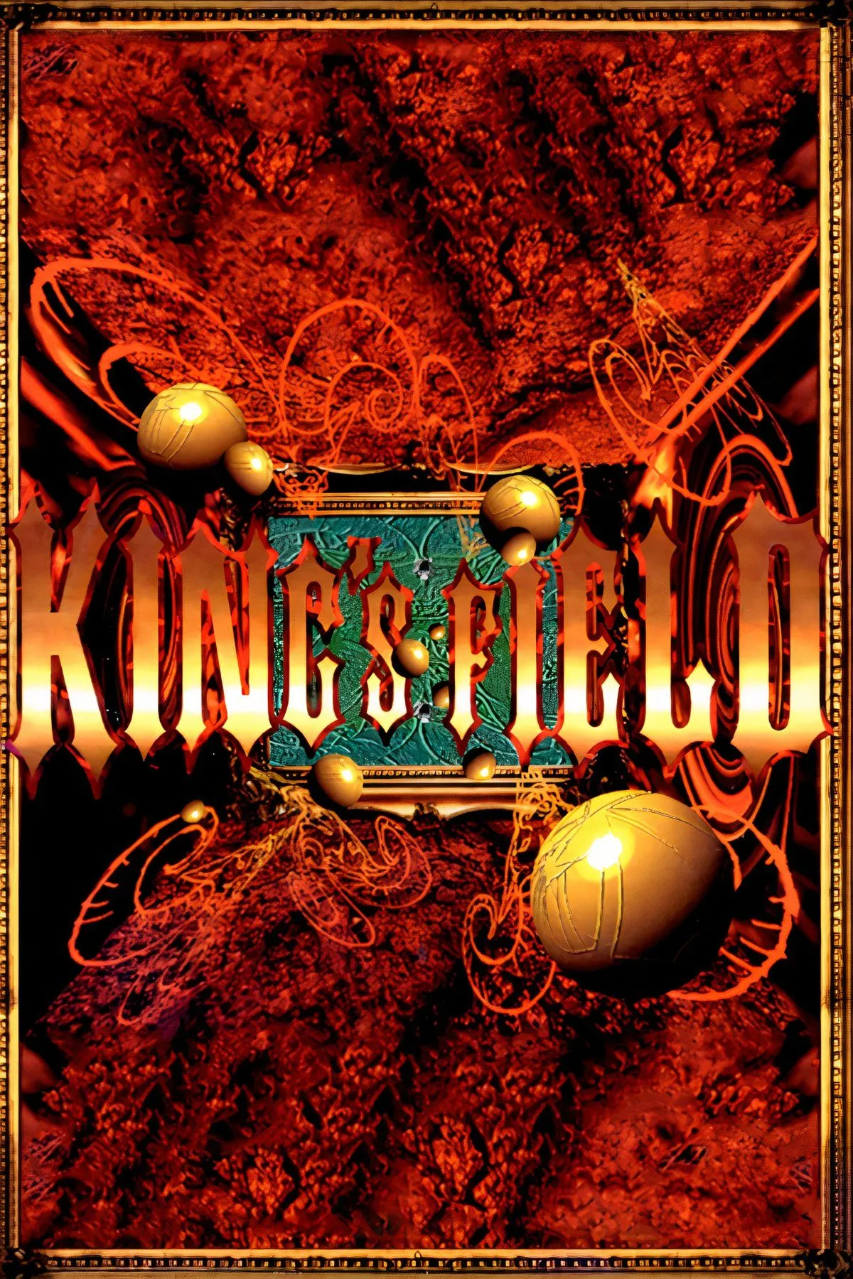 Hộp đĩa game King's Field cho PlayStation 1, tựa game nhập vai kinh điển của FromSoftware.