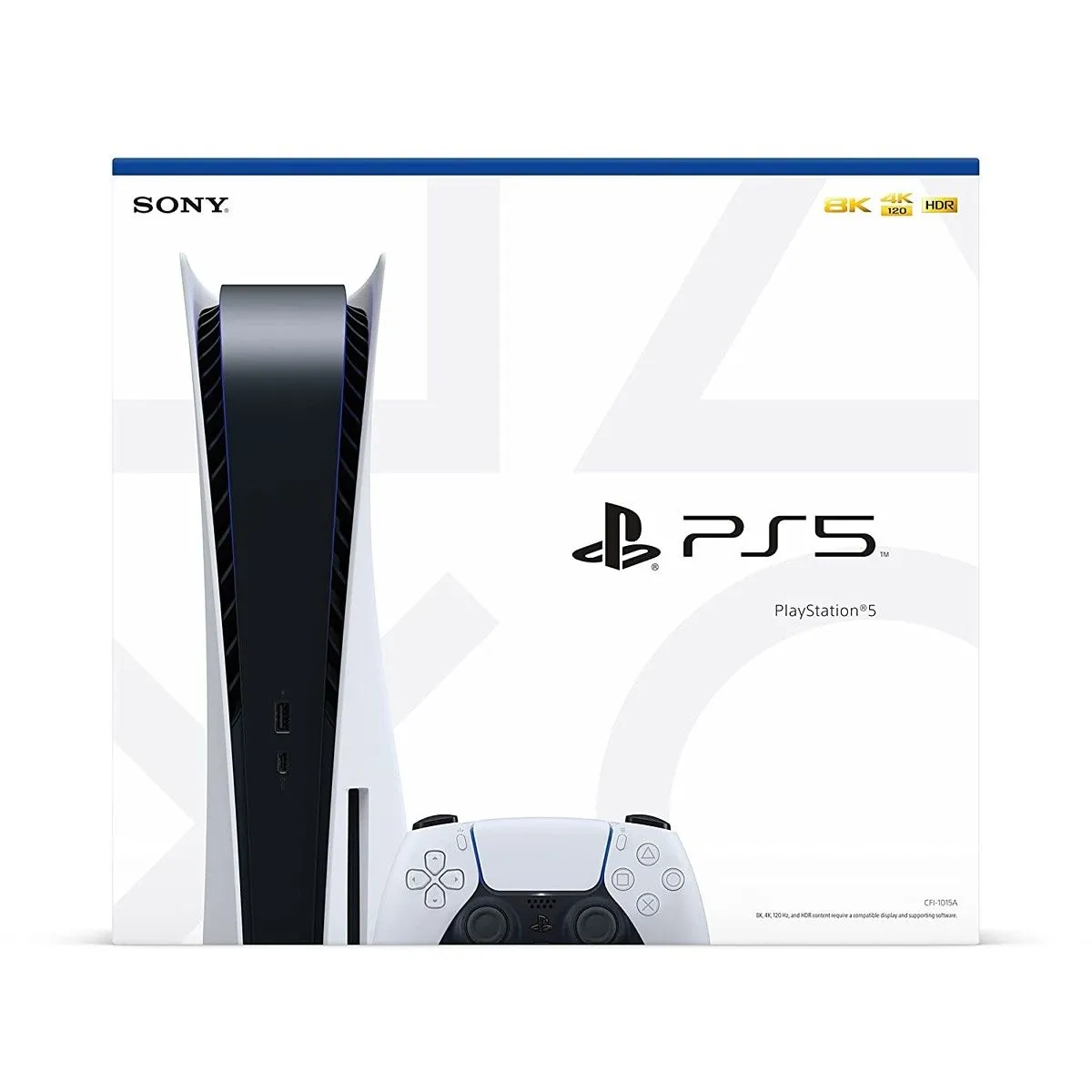 Hộp máy chơi game PlayStation 5 thế hệ mới, biểu tượng của trải nghiệm giải trí đỉnh cao.