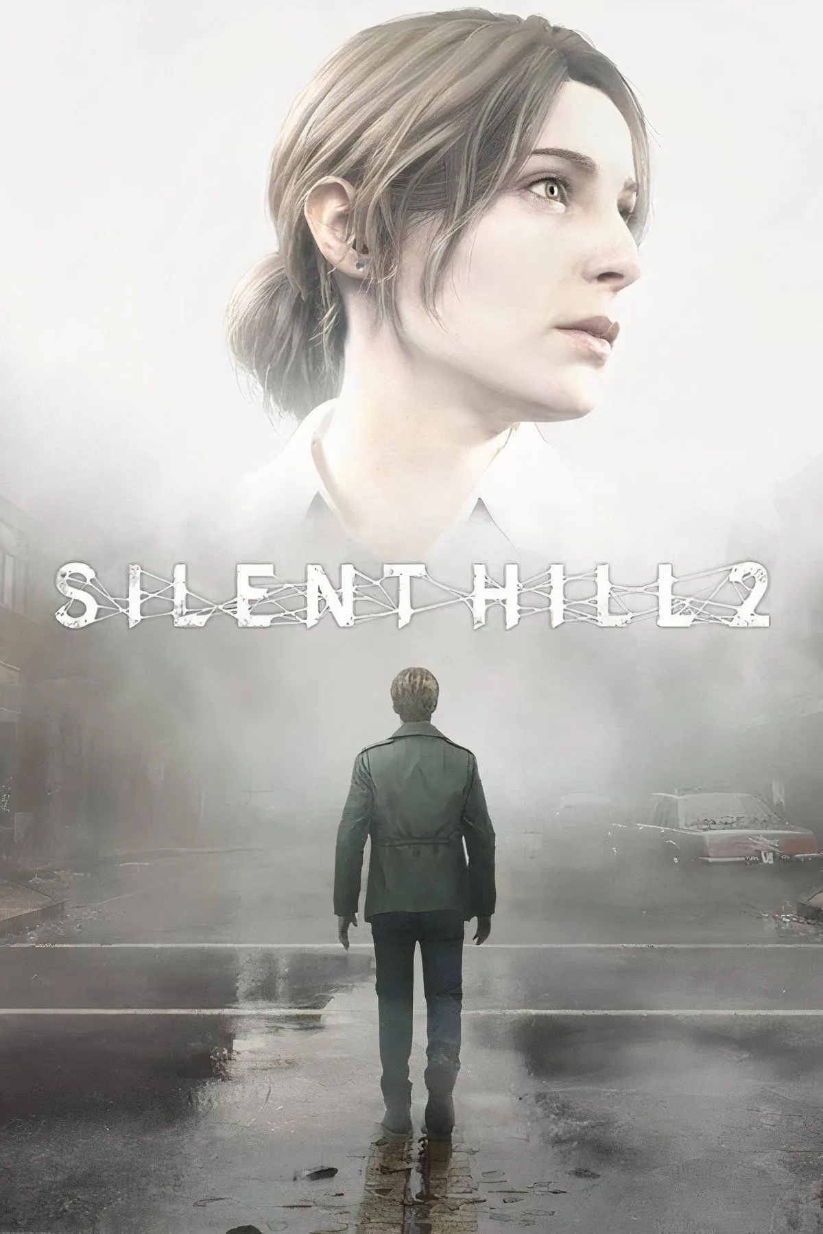 James Sunderland đối mặt với quái vật Pyramid Head trong Silent Hill 2, biểu tượng của tội lỗi và sự trừng phạt