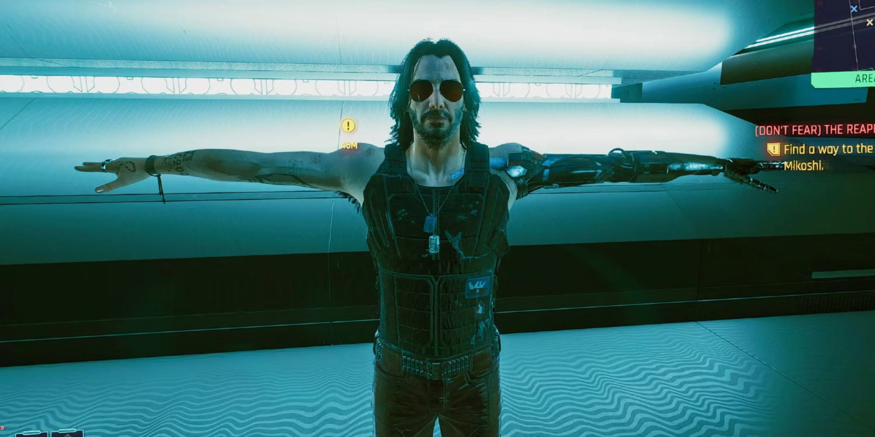 Johnny Silverhand, nhân vật biểu tượng do Keanu Reeves thủ vai trong Cyberpunk 2077