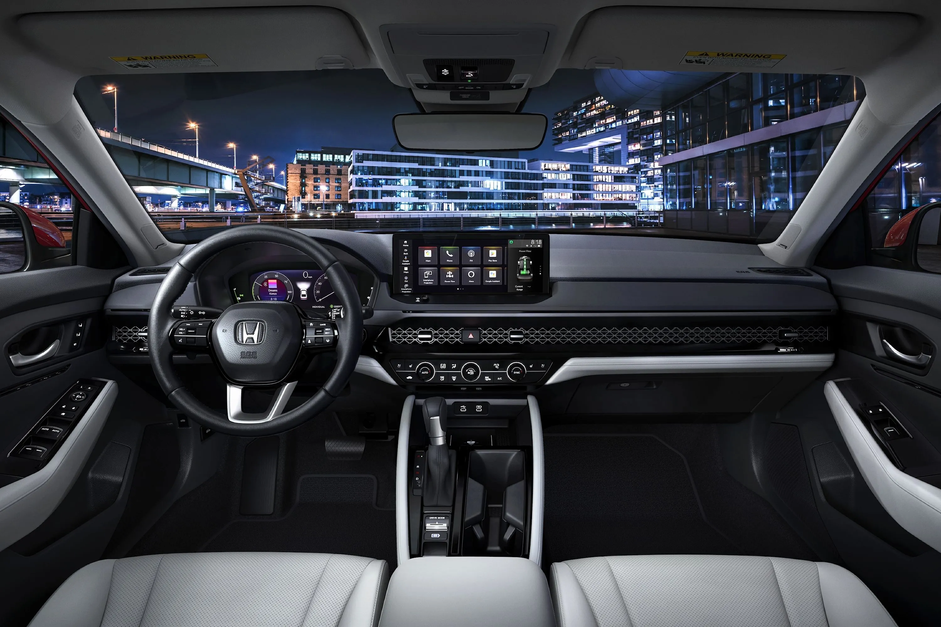 Khoang nội thất tiện nghi của Honda Accord Hybrid 2025.