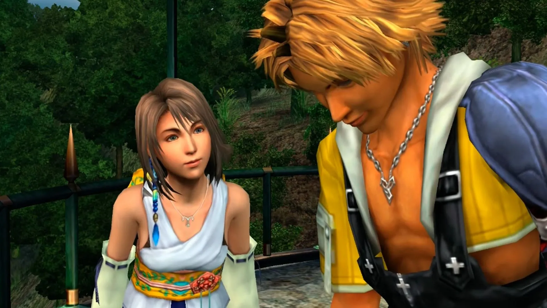 Khoảnh khắc Tidus cười gượng gạo trong Final Fantasy X, một cảnh phim gây tranh cãi nhưng đầy ý nghĩa
