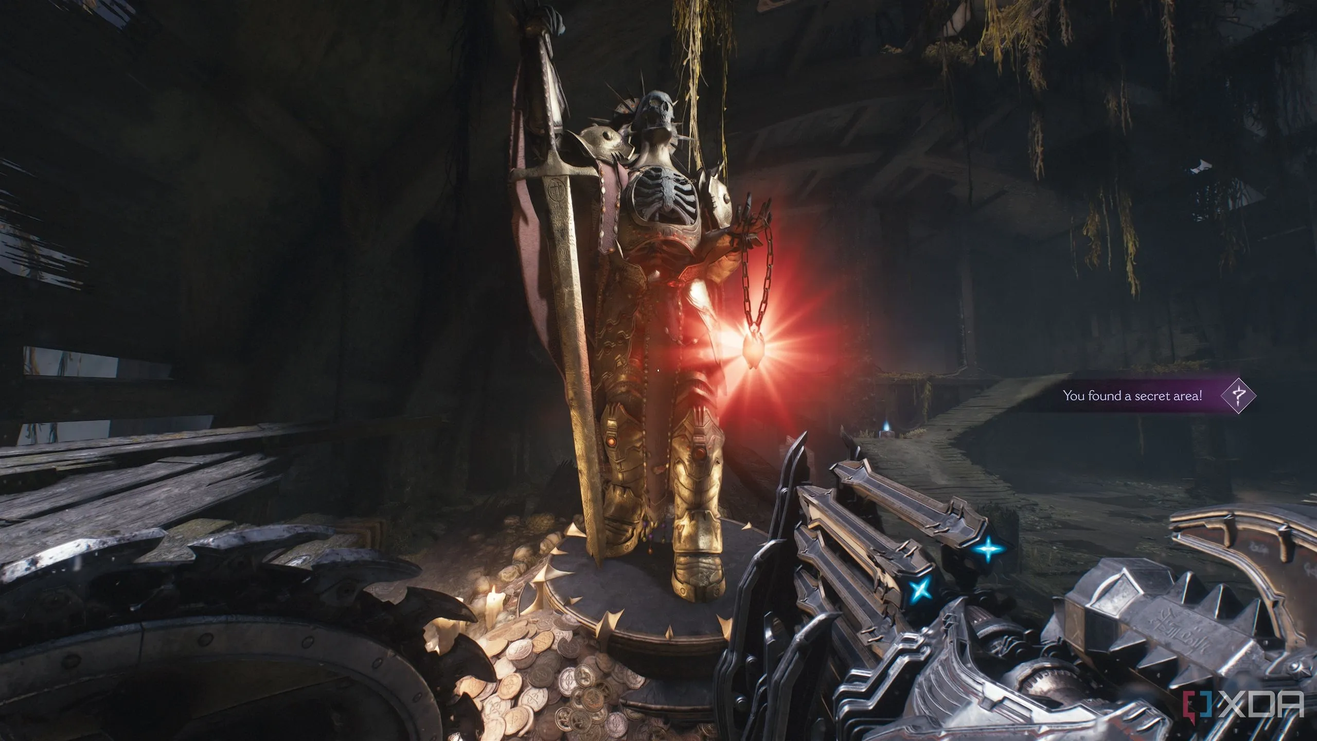 Khu vực bí mật 5 và tượng Hồng Ngọc trong Doom The Dark Ages Chapter 14