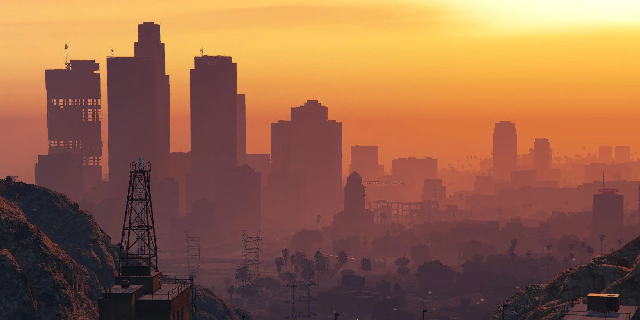 Khung cảnh thành phố Vice City hiện đại và rộng lớn trong trailer Grand Theft Auto VI, game được mong đợi nhất
