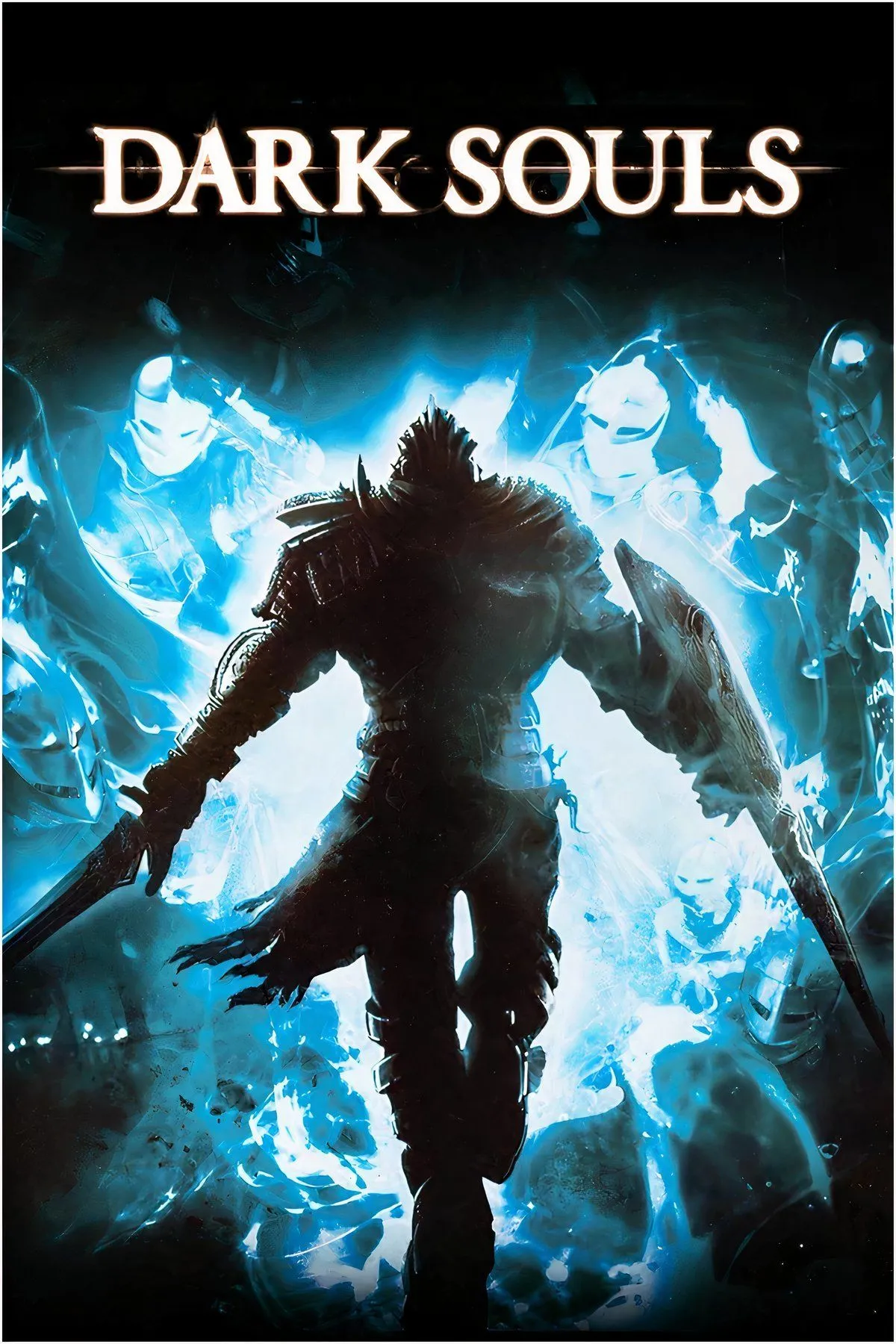 Kị sĩ Dark Souls sẵn sàng chiến đấu trong thế giới tối tăm