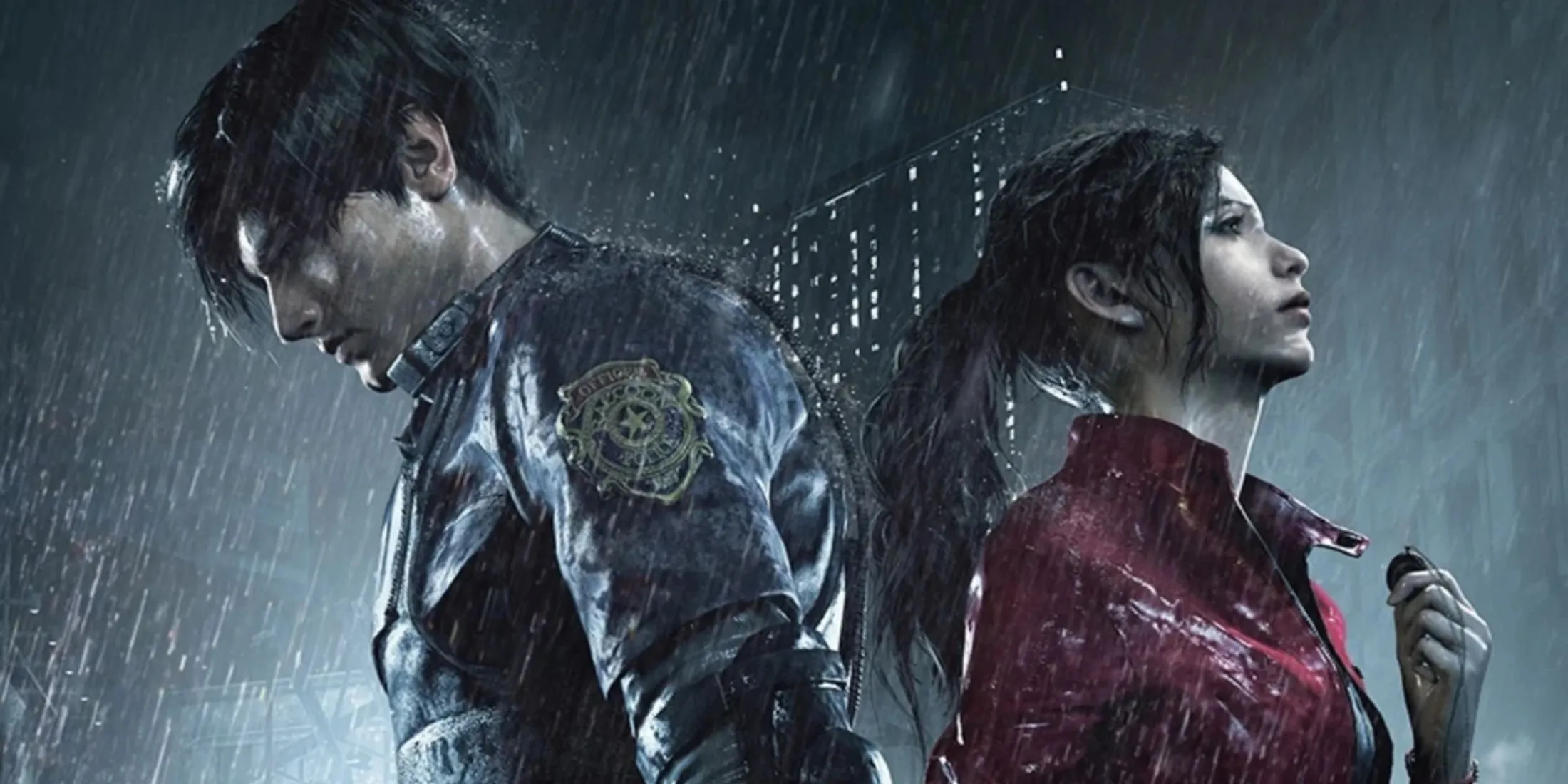 Leon S. Kennedy và Claire Redfield đối mặt với đám zombie trong Resident Evil 2 Remake
