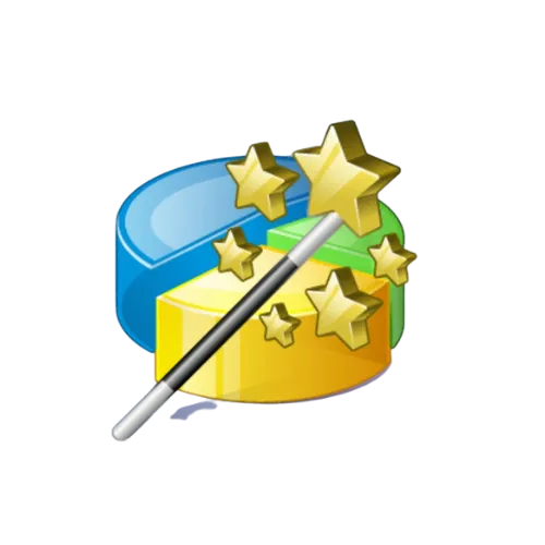 Logo của phần mềm MiniTool Partition Wizard, công cụ chia ổ đĩa miễn phí.