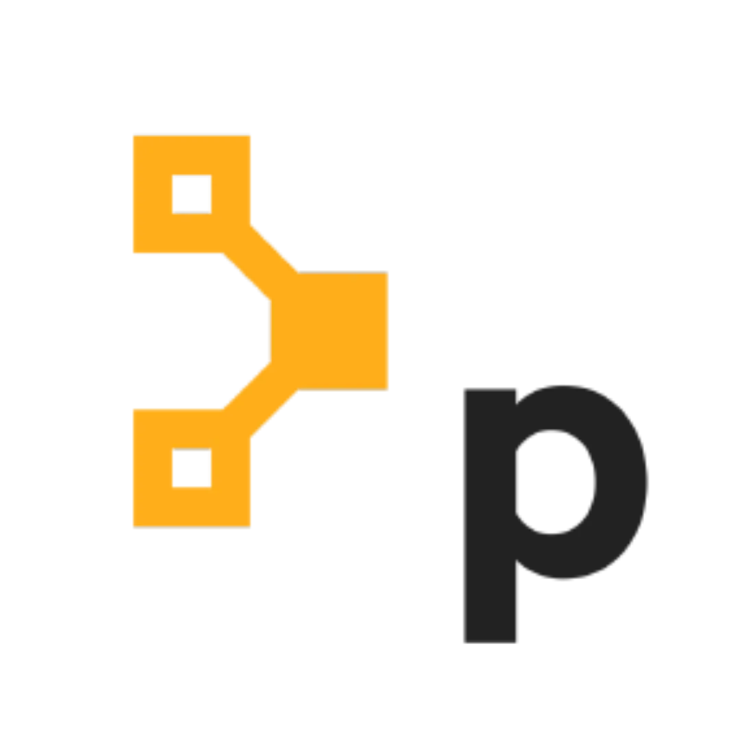 Logo của Puppet, công cụ tự động hóa quản lý cấu hình và triển khai hệ thống