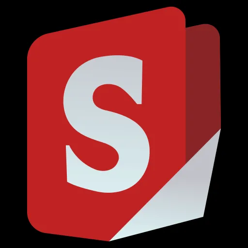Logo của Stirling PDF, đại diện cho phần mềm chỉnh sửa và quản lý PDF mã nguồn mở, đa tính năng.