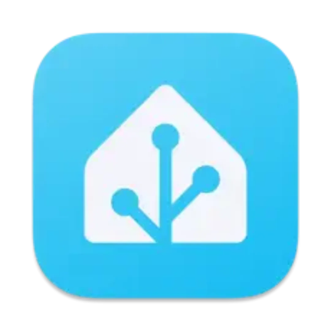 Logo Home Assistant, biểu tượng của nền tảng nhà thông minh mã nguồn mở hàng đầu.