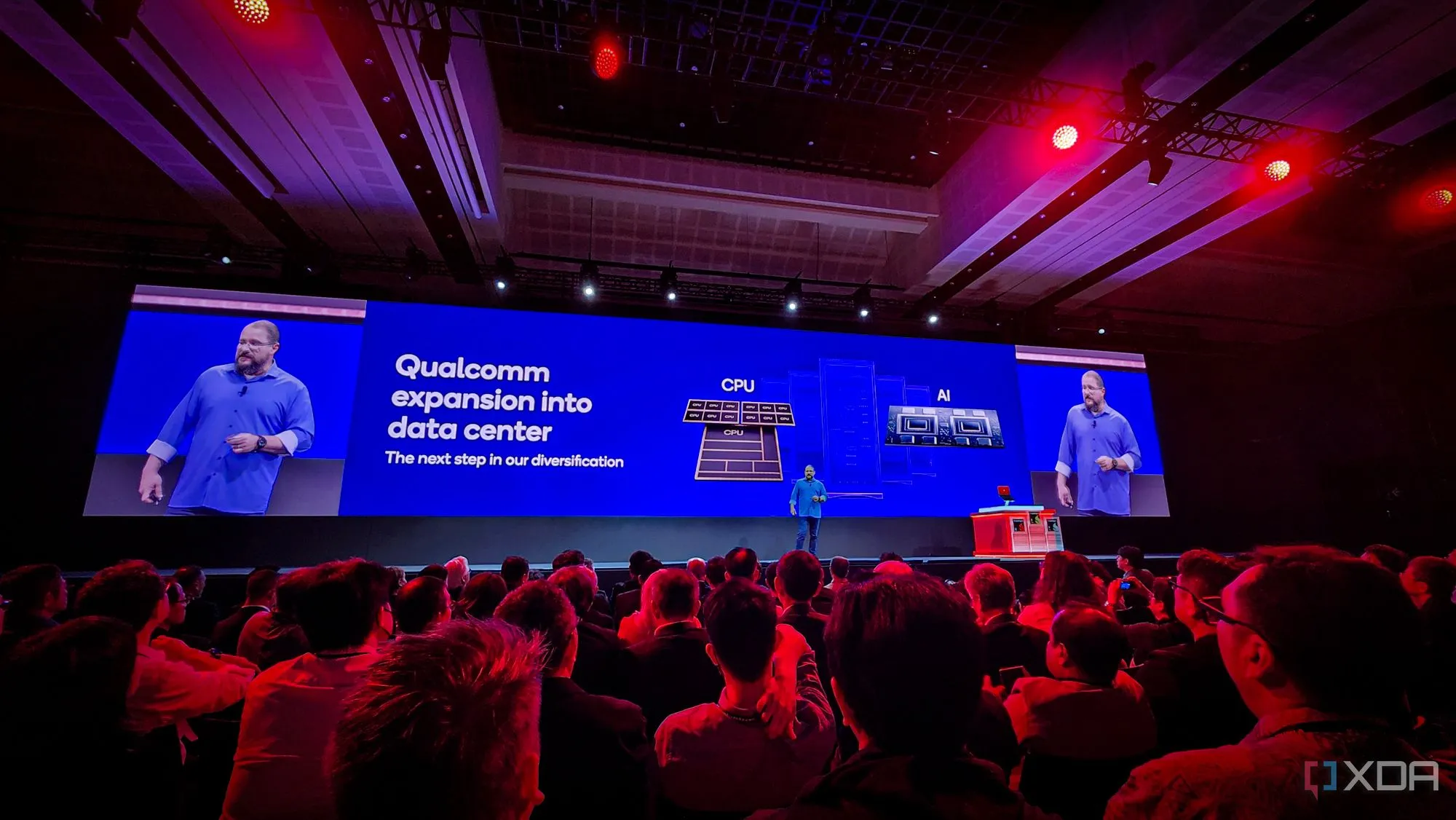 Logo Qualcomm và tầm nhìn chiến lược cho tương lai chip Oryon và thị trường trung tâm dữ liệu