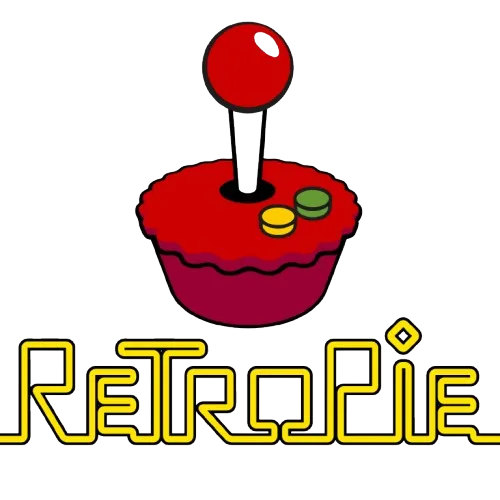 Logo RetroPie, biểu tượng của hệ điều hành chơi game retro trên Raspberry Pi.
